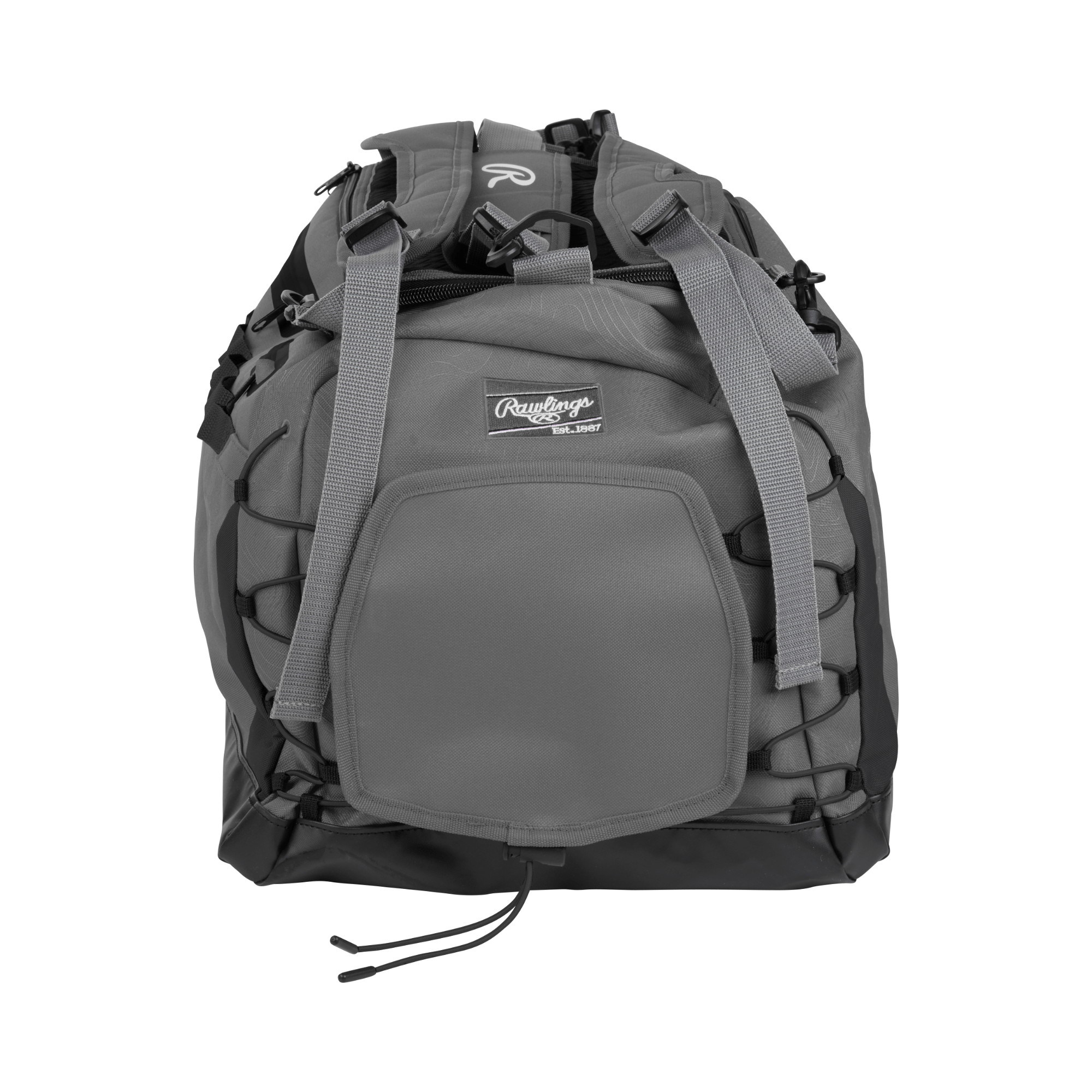 Rawlings MACH Duffle Bag with bat storage sleeves and cleat/shoe compartment