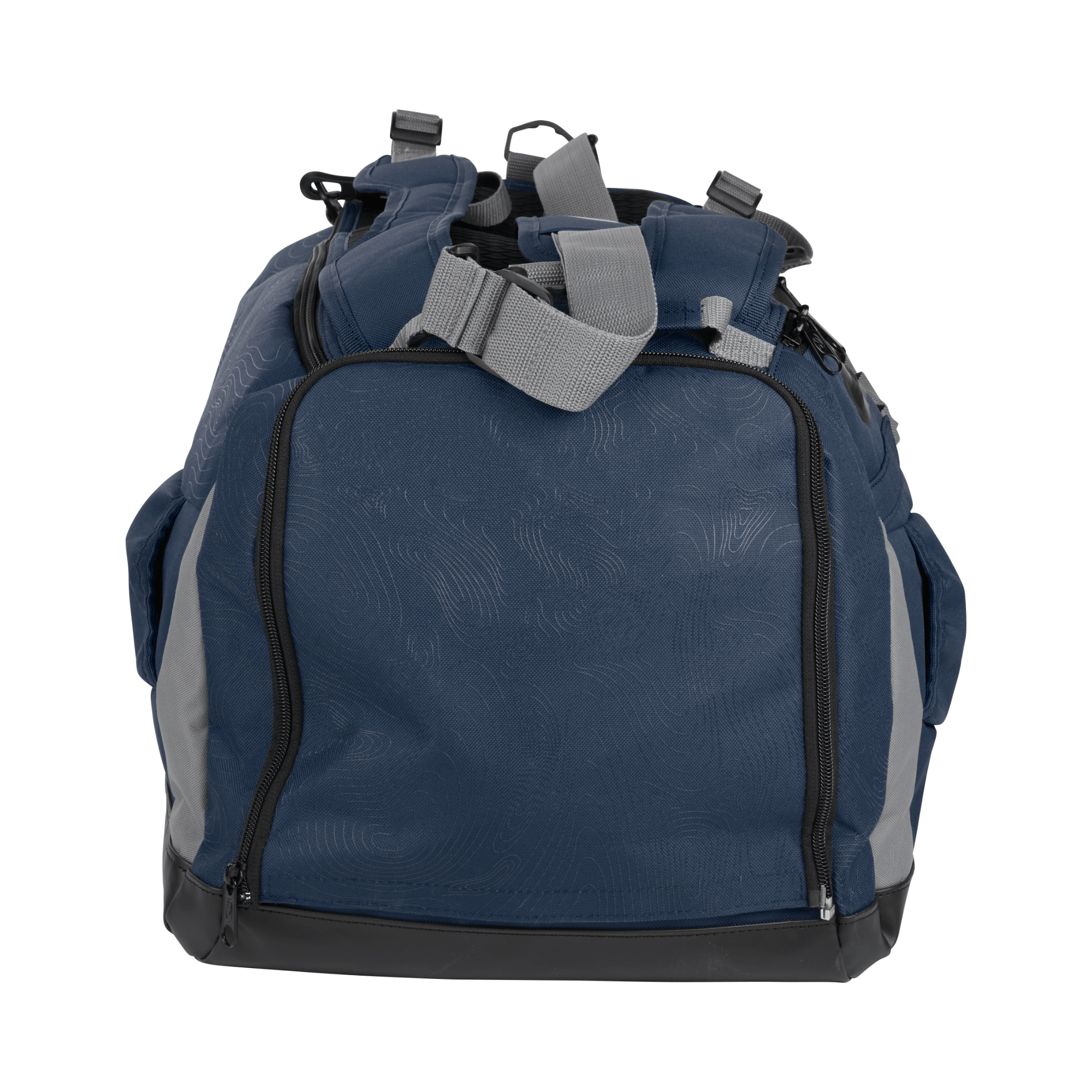 Rawlings MACH Duffle Bag with bat storage sleeves and cleat/shoe compartment