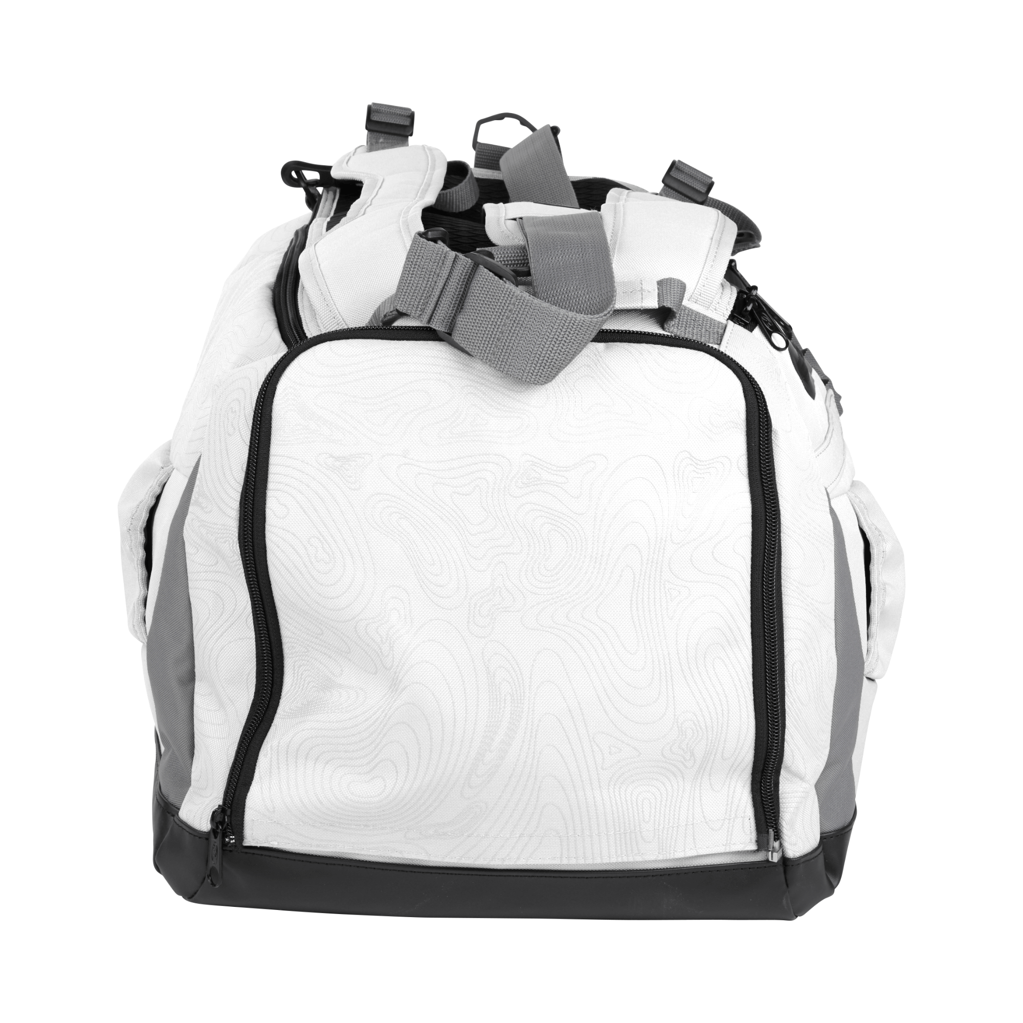 Rawlings MACH Duffle Bag with bat storage sleeves and cleat/shoe compartment