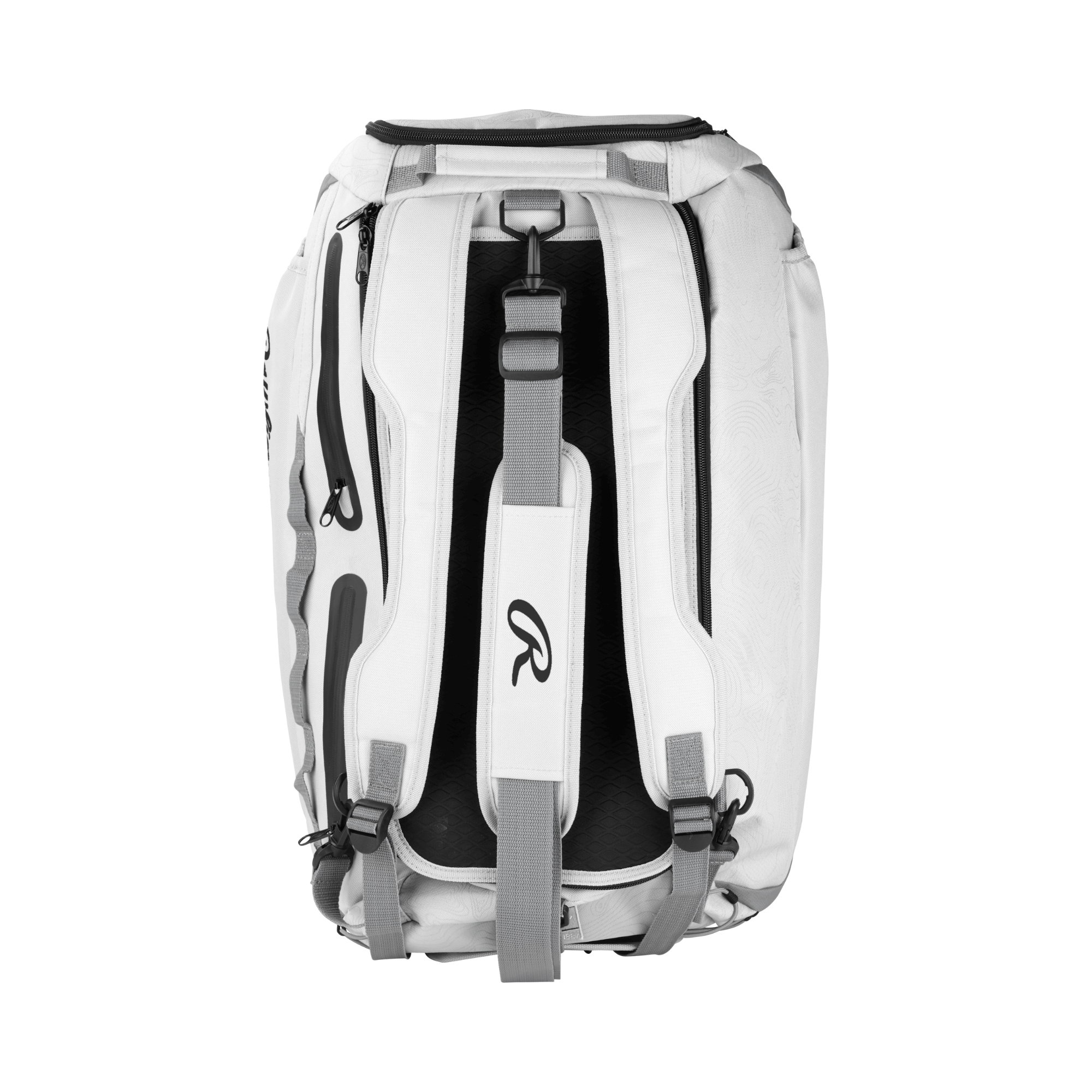 Rawlings MACH Duffle Bag with bat storage sleeves and cleat/shoe compartment