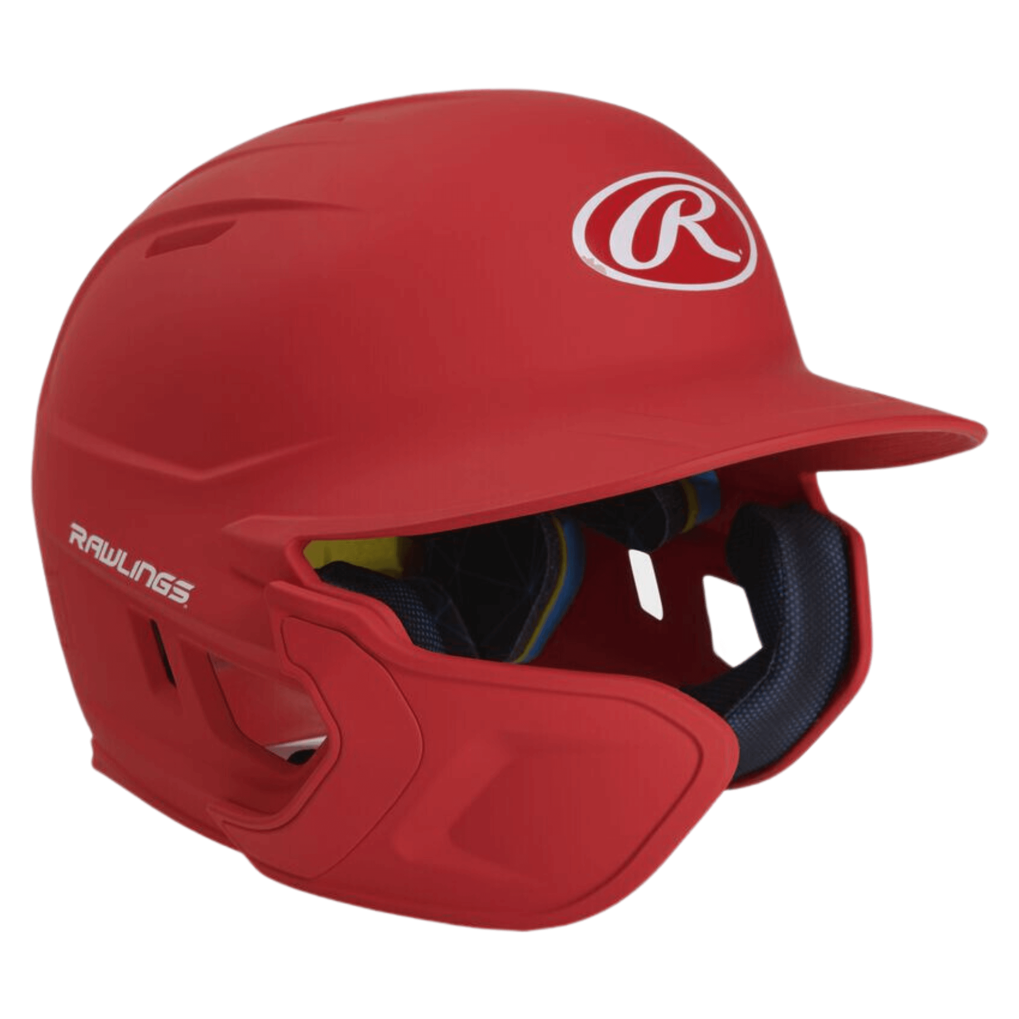 Rawlings Mach Helmet with Extended Flap for Left-Handed Hitters
