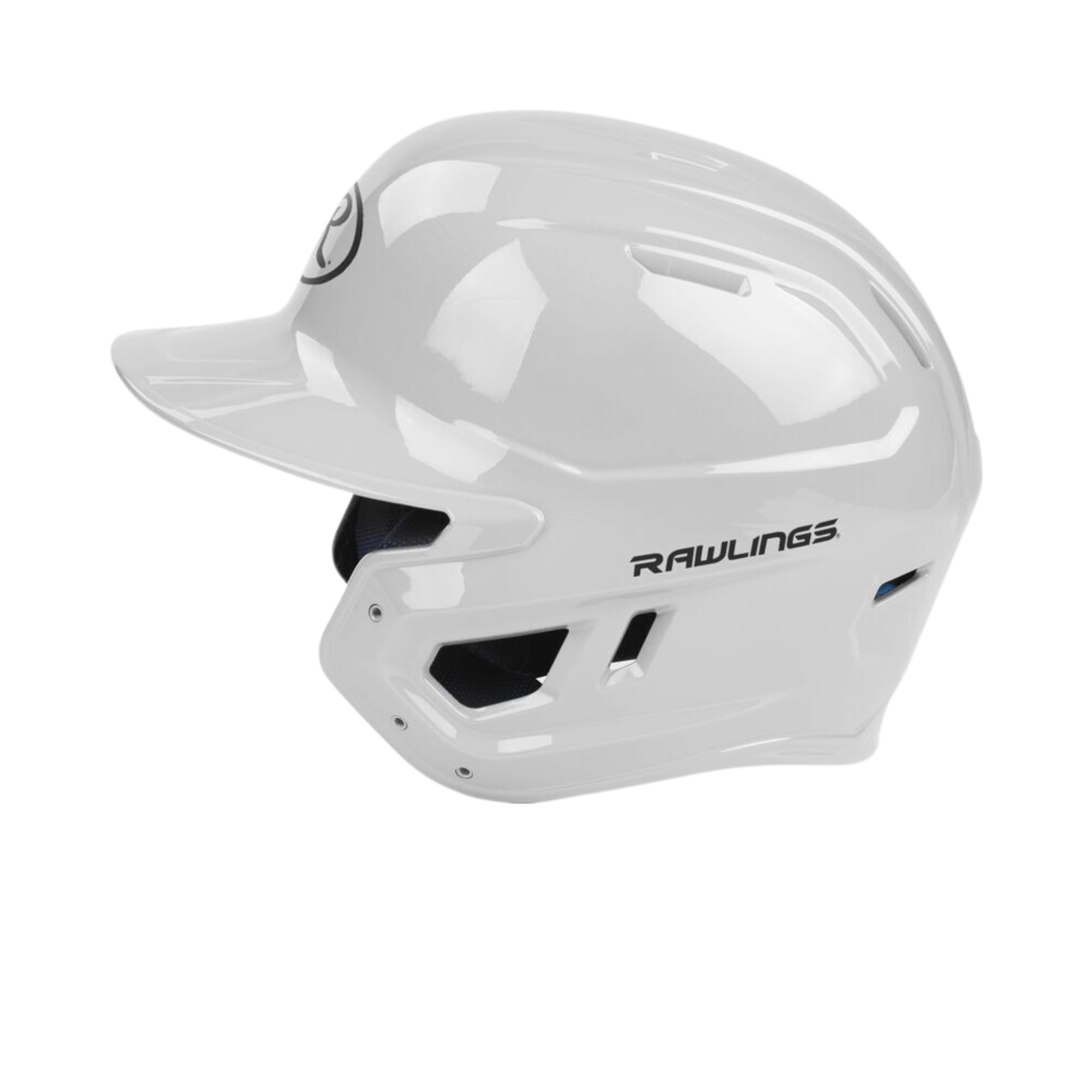 Rawlings Mach Gloss White Senior Helmet