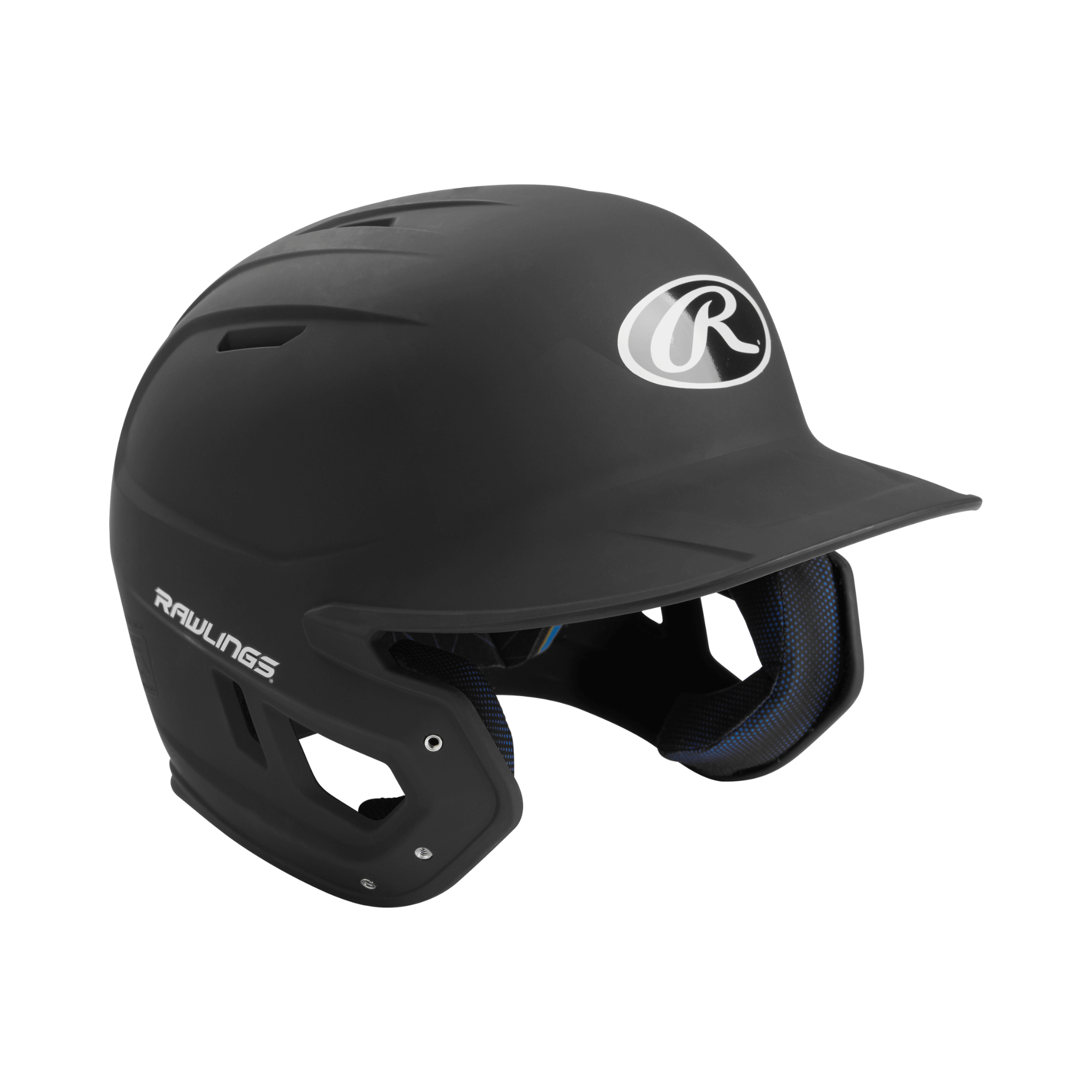 Rawlings Mach Junior Batting Helmet featuring sleek design and IMPAX foam technology for comfort and protection.
