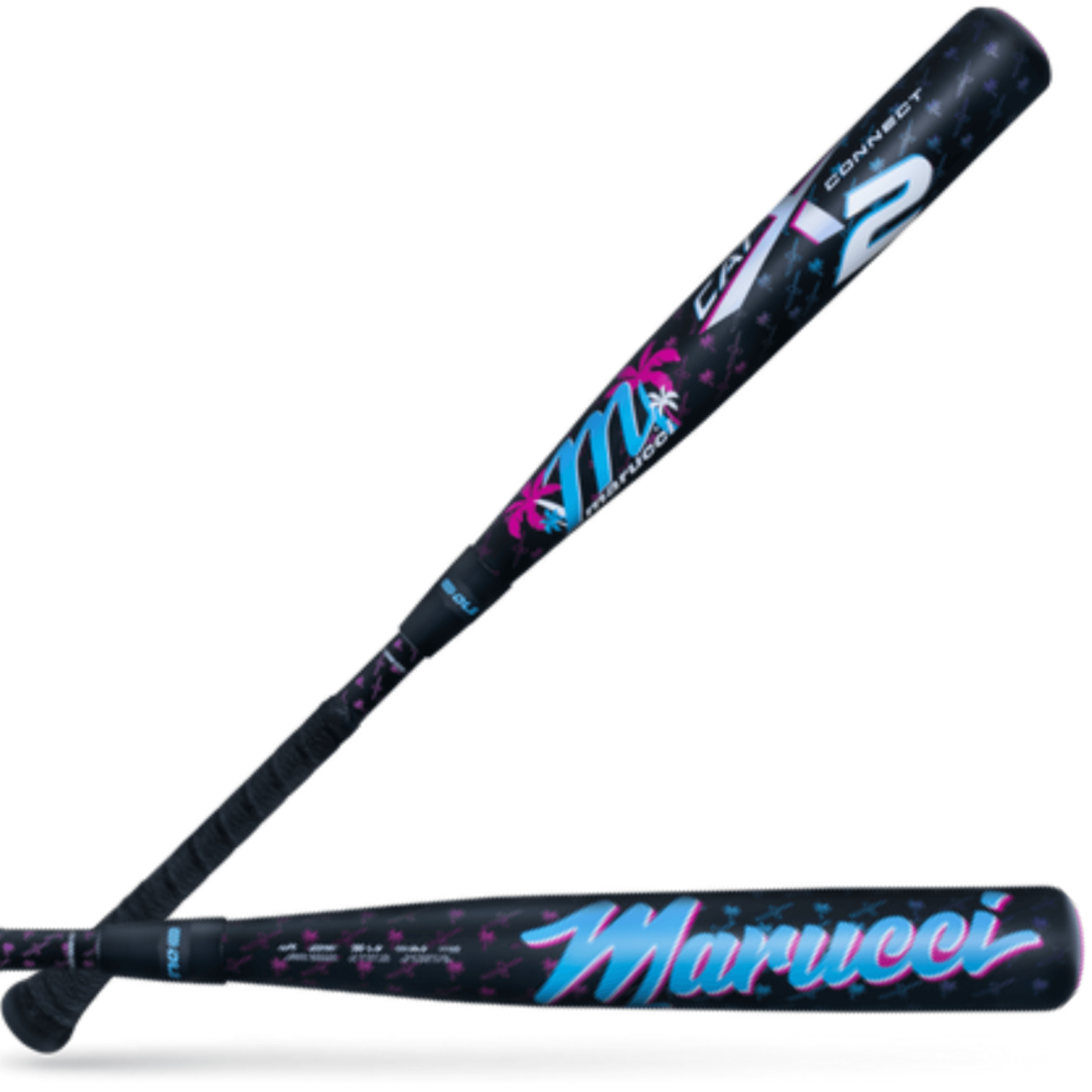 Marucci CATX2 Connect Vice BBCOR bat showcasing sleek design and advanced performance features for dynamic athletes.