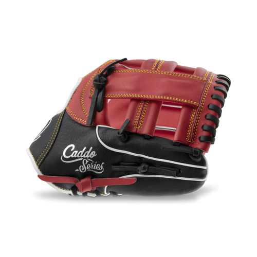 Marucci Caddo Series V2 11.00 single post glove, featuring full-grain cowhide leather and adjustable pinky loops.