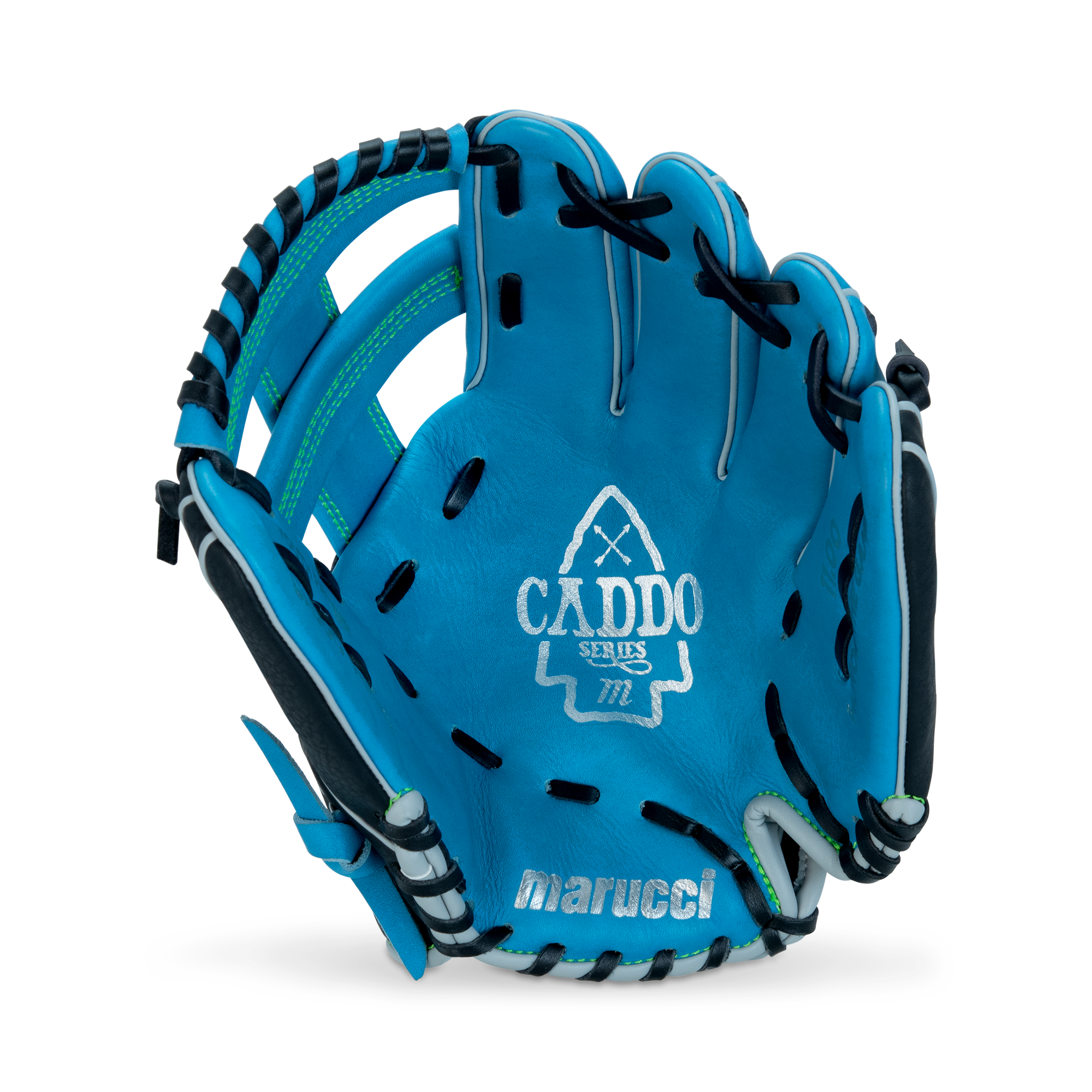 Palm of Marucci Caddo Series V3 Baseball Glove 11” Basket Single Post RHT showing true-feel synthetic palm lining.