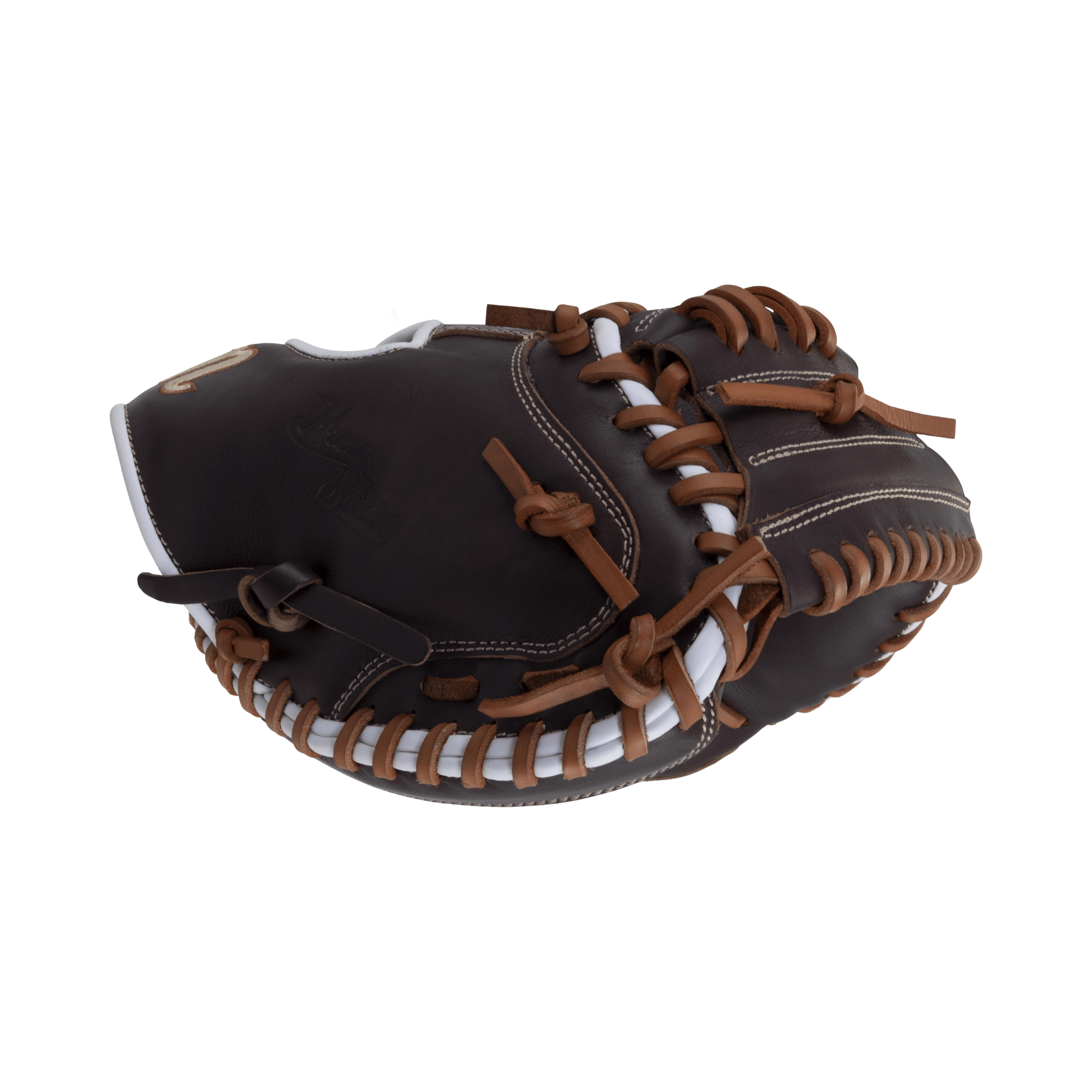 Marucci Krewe M Type 220C1 Catchers Mitt 32 inch LHT, integrated thumb and pinky sleeves for comfort
