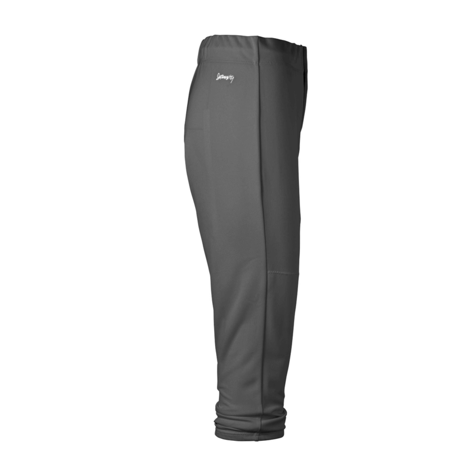 Intensity Women's Baseline Low Rise Pant in Gunmetal, featuring a 2” elastic waistband and moisture management technology.