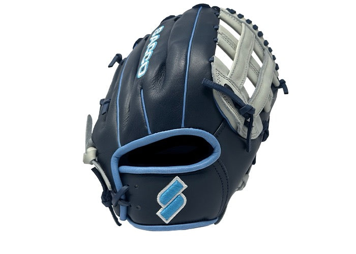 Sacco Youth Ultra Smooth Kip 11.5" H-Web Navy & Light Gray