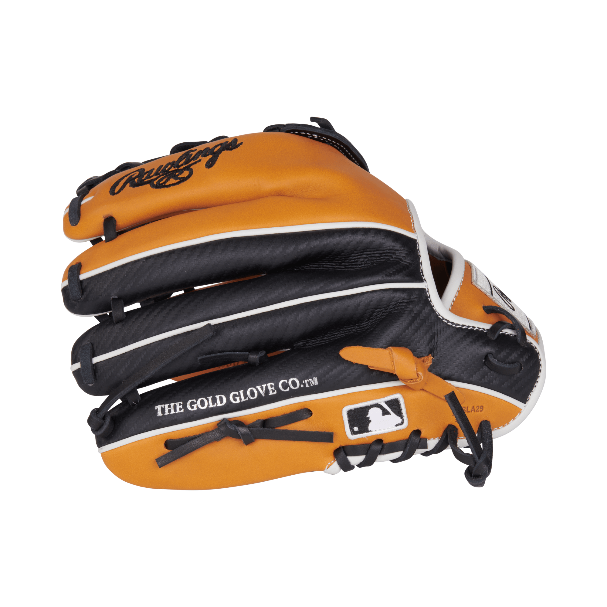 Right side view of the Rawlings Infield/Pitcher's Glove, detailing the Pro H web design for field versatility."