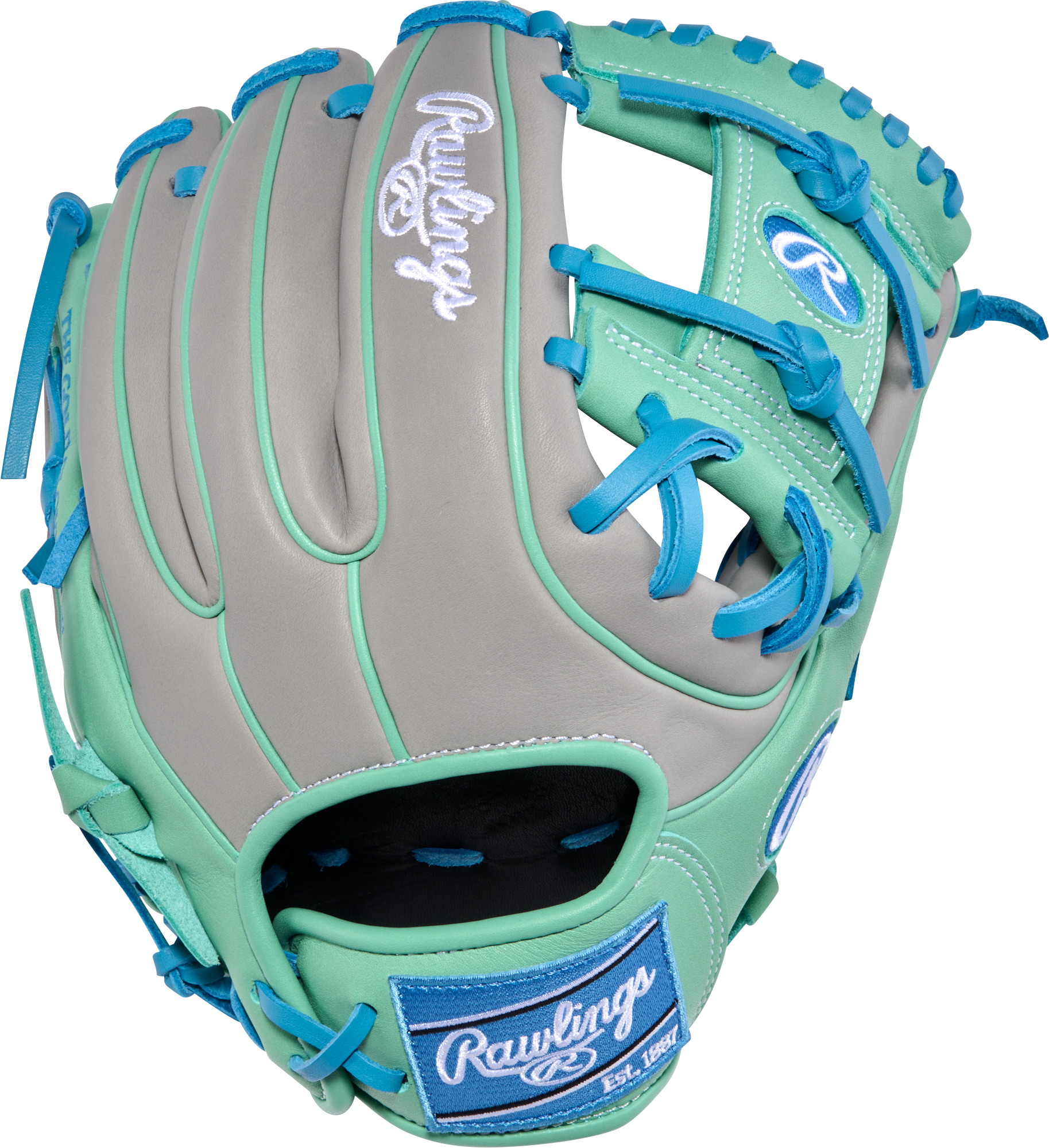 Rawlings NXT Series Infield Glove - back view with NXT logo