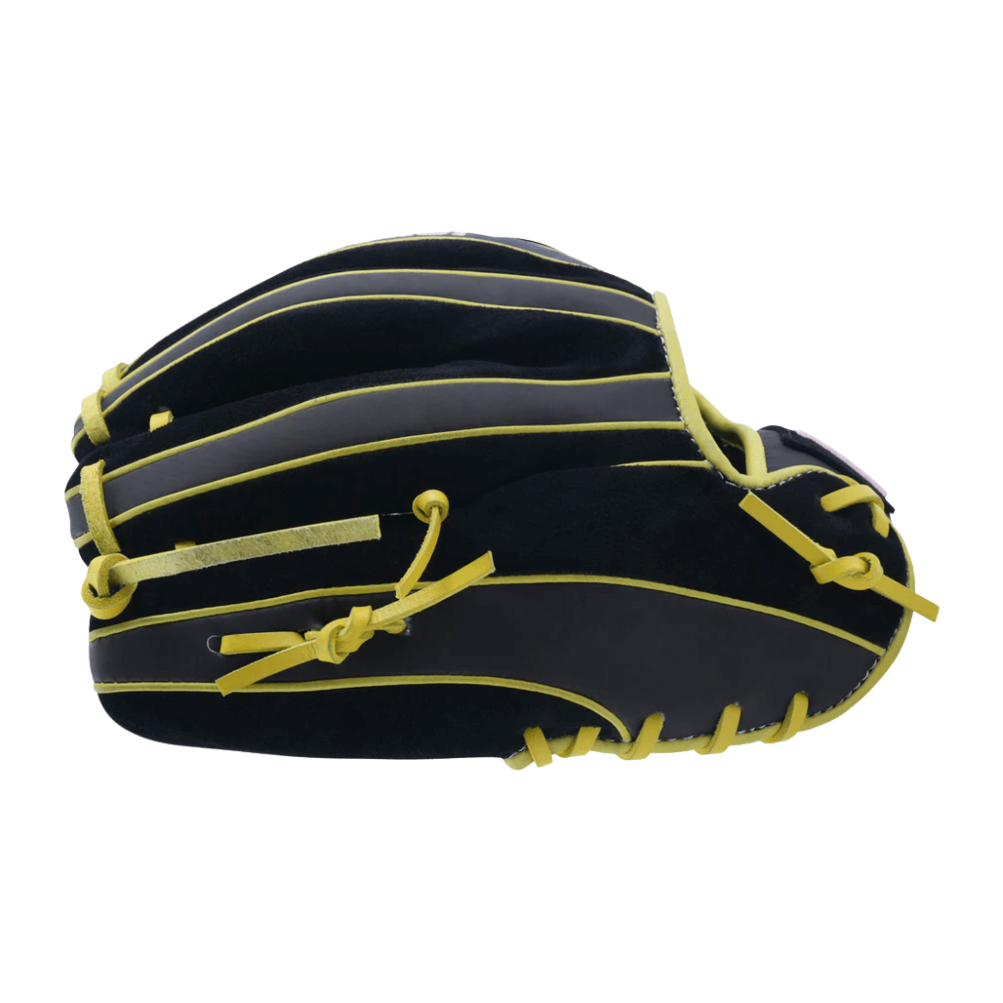 Marucci Nightshift Hot Head 11.5" I-Web glove finger detail with I-Web construction.