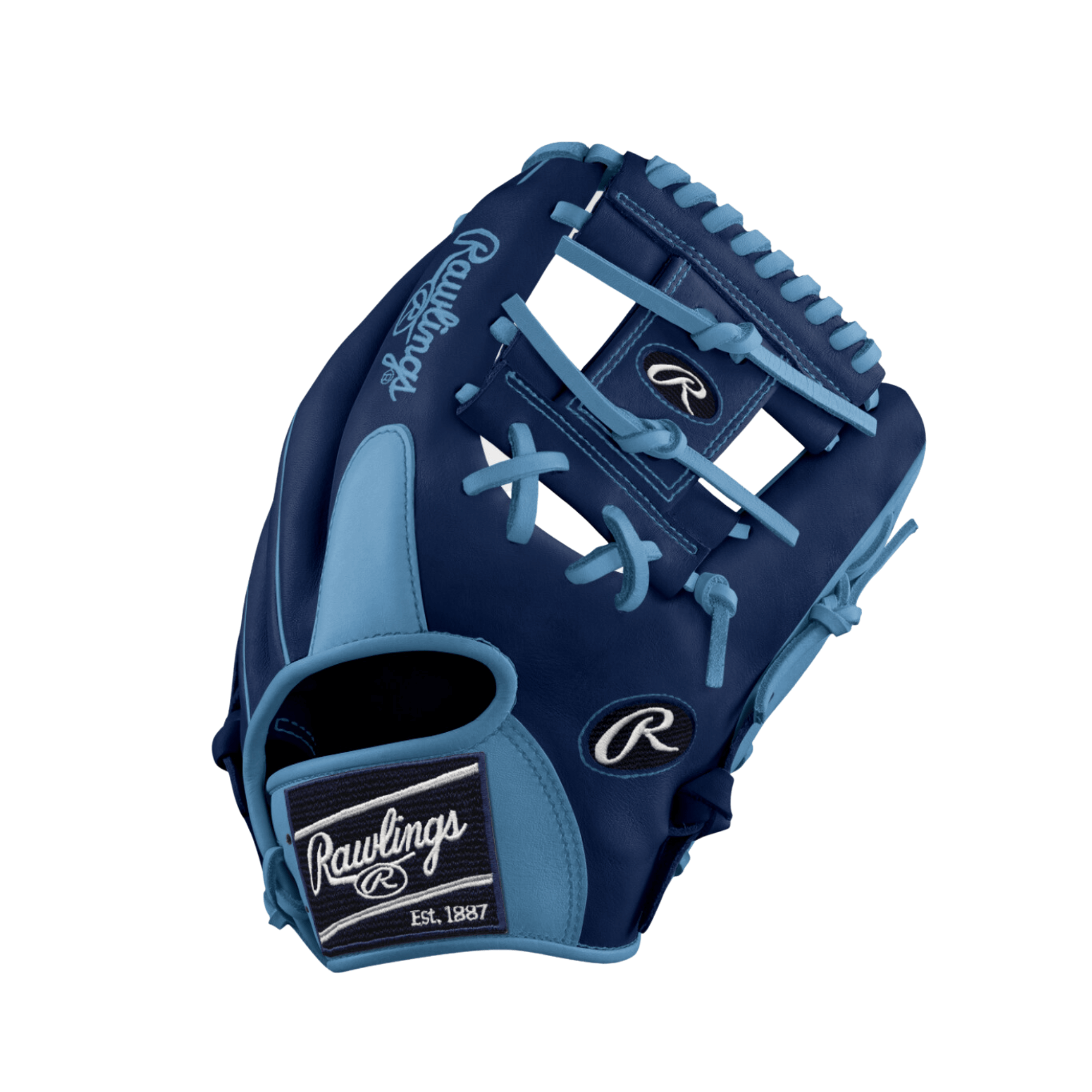 Rawlings Custom Heart of the Hide 11.5" Col. Blue/Royal INF Glove, premium baseball glove for infield positions.