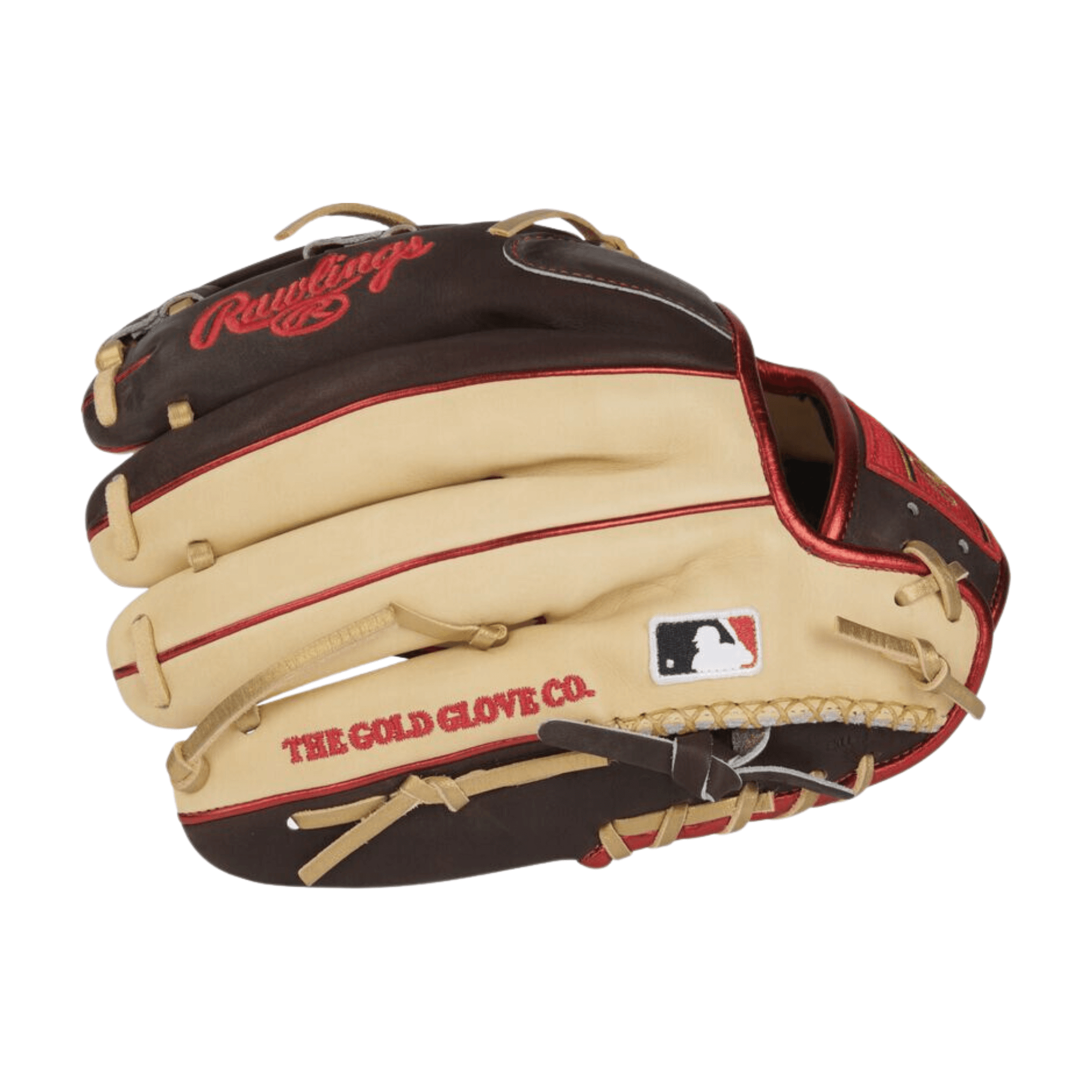 Rawlings ColorSync 7.0 11.75-inch infield glove brown, camel, gold, and red accents