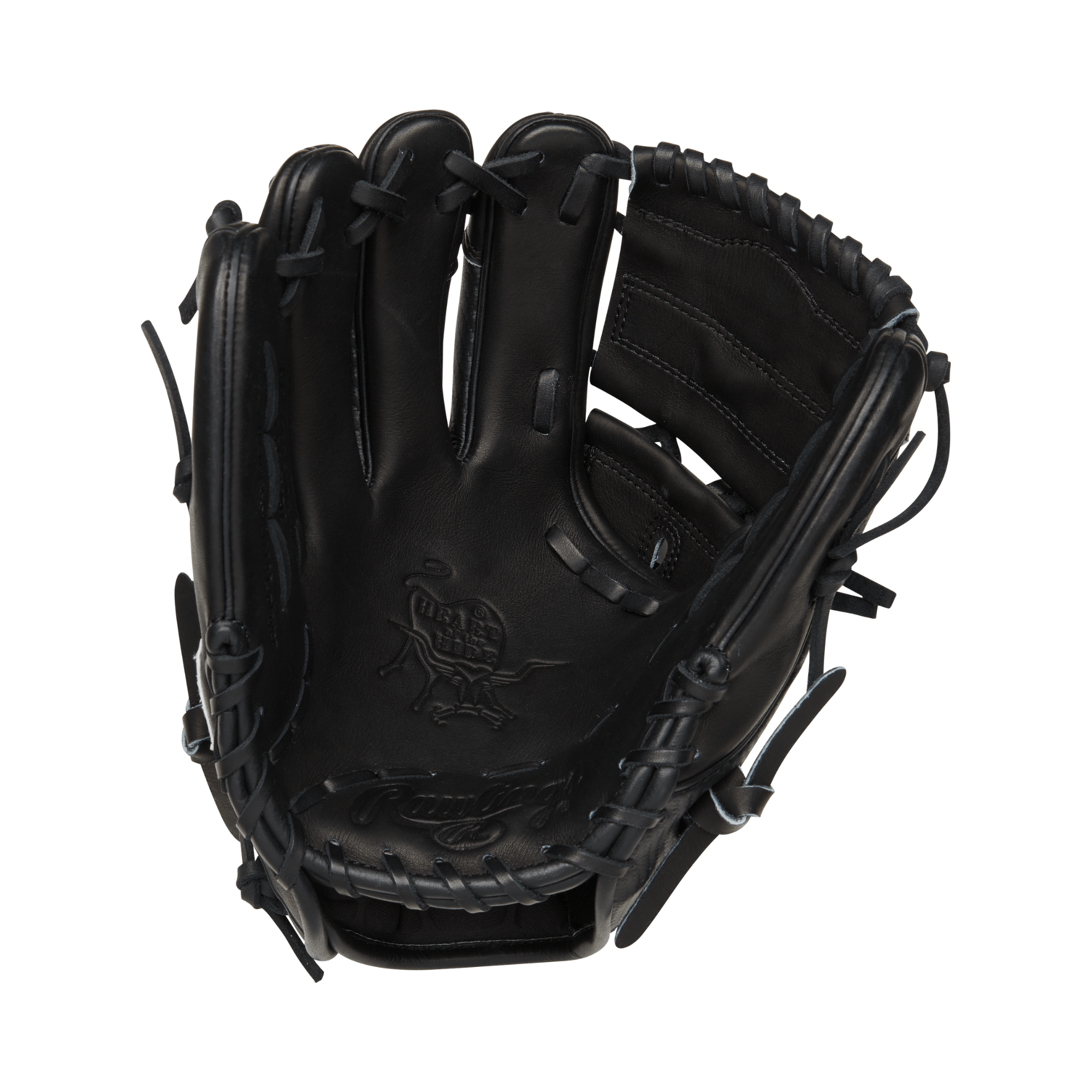 Rawlings Heart of the Hide Hyper Shell Infield/Pitchers Glove, Black, 11.75-inch, LHT, ultra-premium steer hide leather