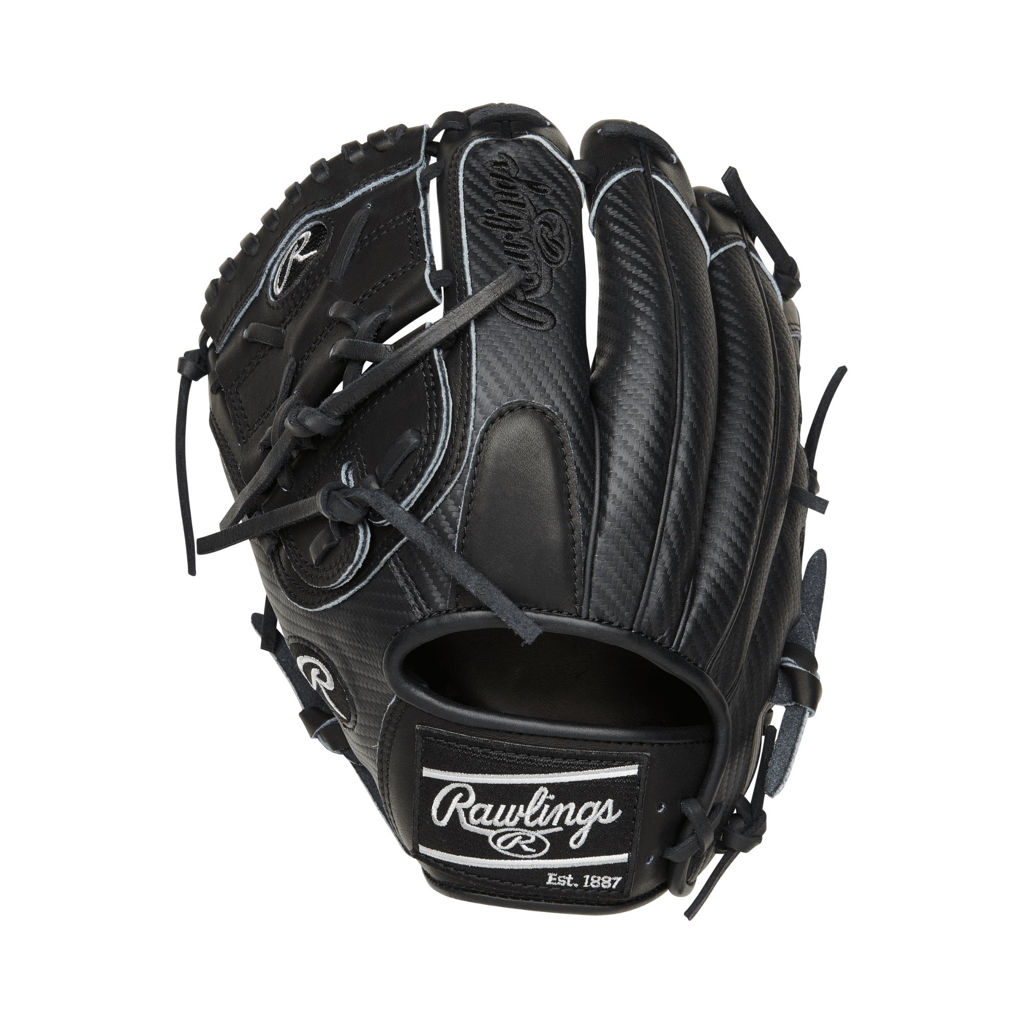 Rawlings Heart of the Hide Hyper Shell Infield/Pitchers Glove, Black, 11.75-inch, LHT, ultra-premium steer hide leather