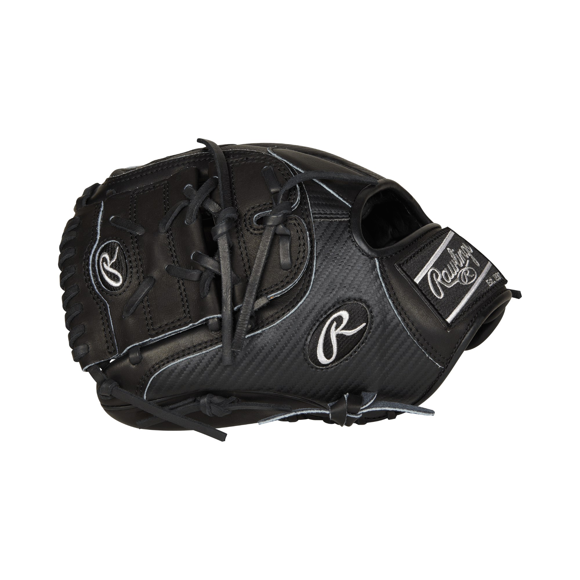 Rawlings Heart of the Hide Hyper Shell Infield/Pitchers Glove, Black, 11.75-inch, LHT, ultra-premium steer hide leather