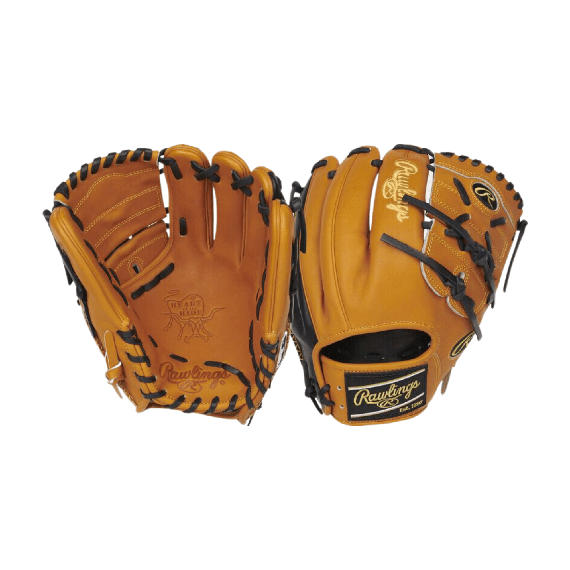 Rawlings Heart of the Hide 11.75-inch Infield/Pitcher's Glove, Timberglaze color