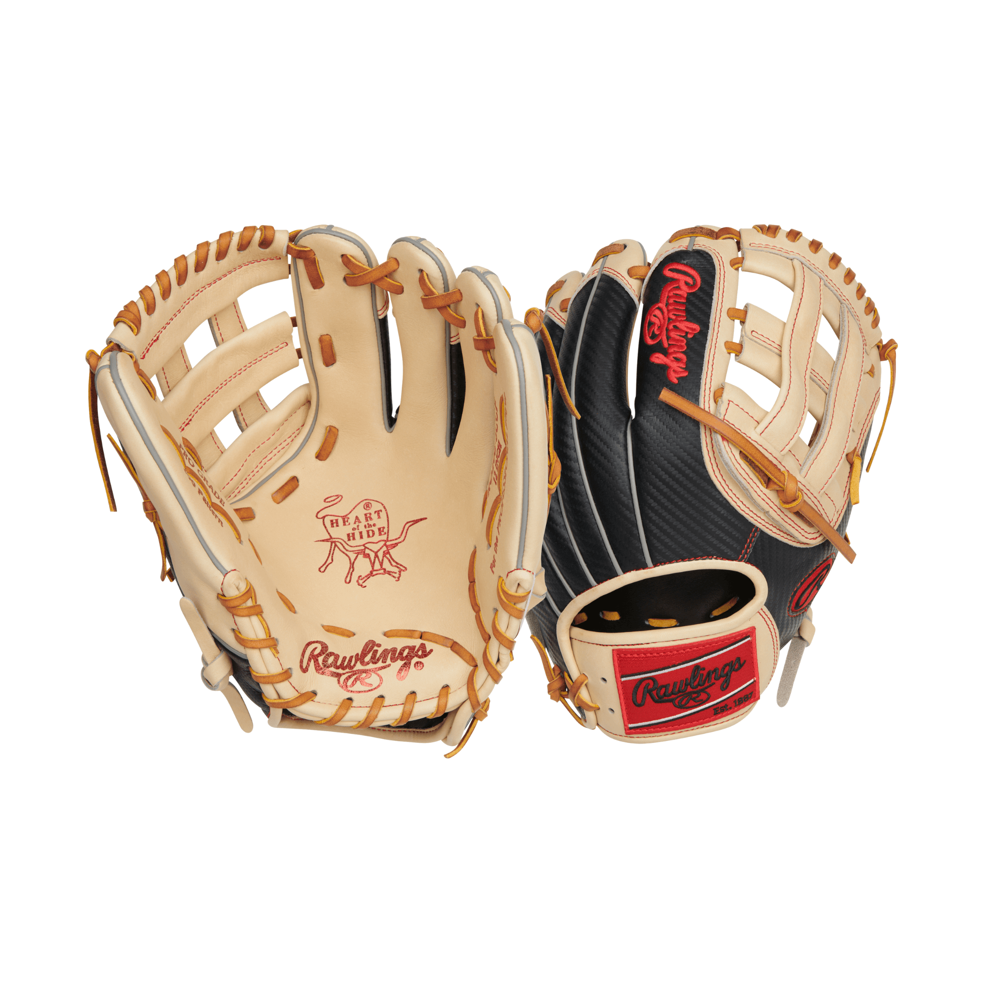 Rawlings November 2023 Gold Glove Club RGGC 12-inch Pro 200 infield glove showcasing Hypershell back and Color Sync logo.