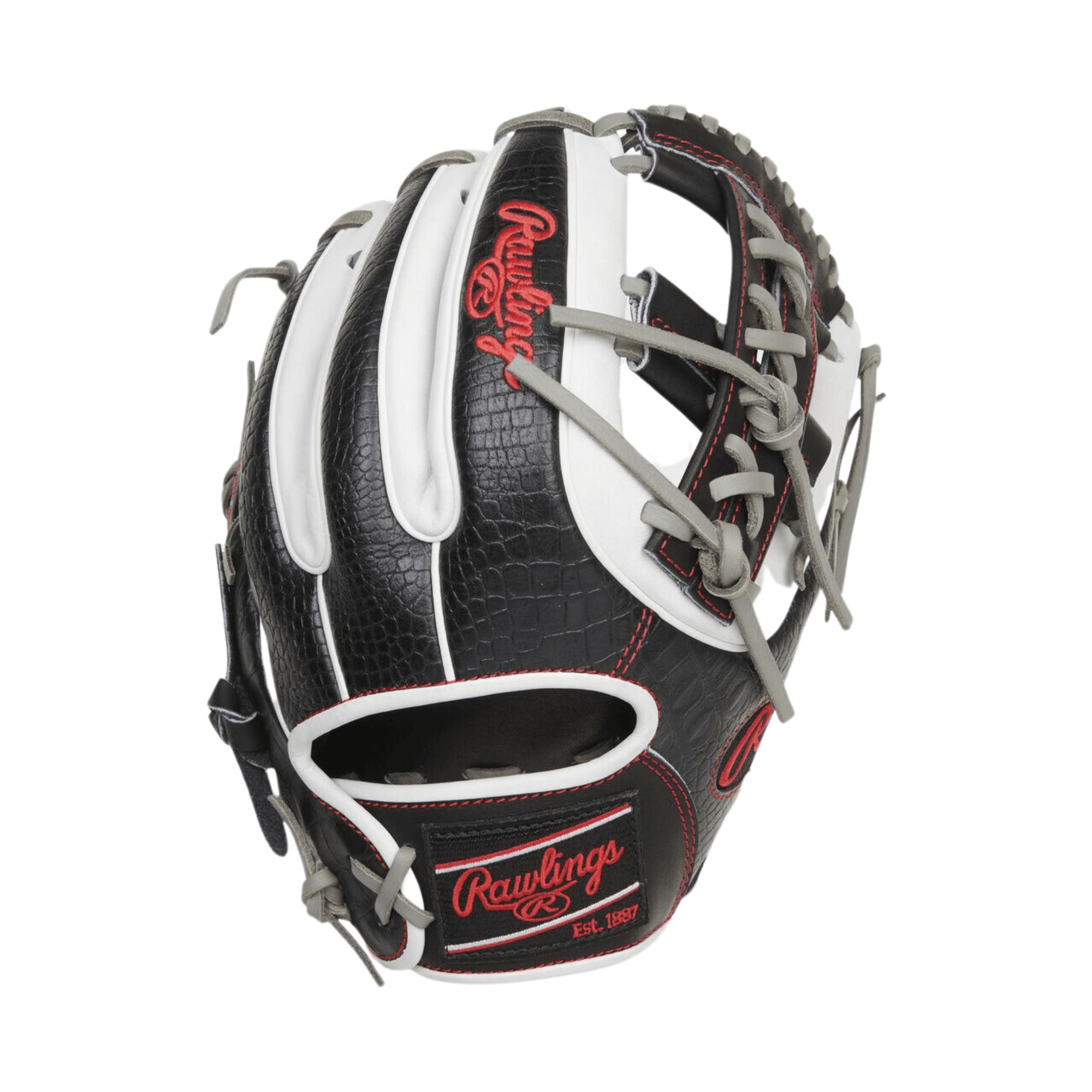Single post deals web baseball glove