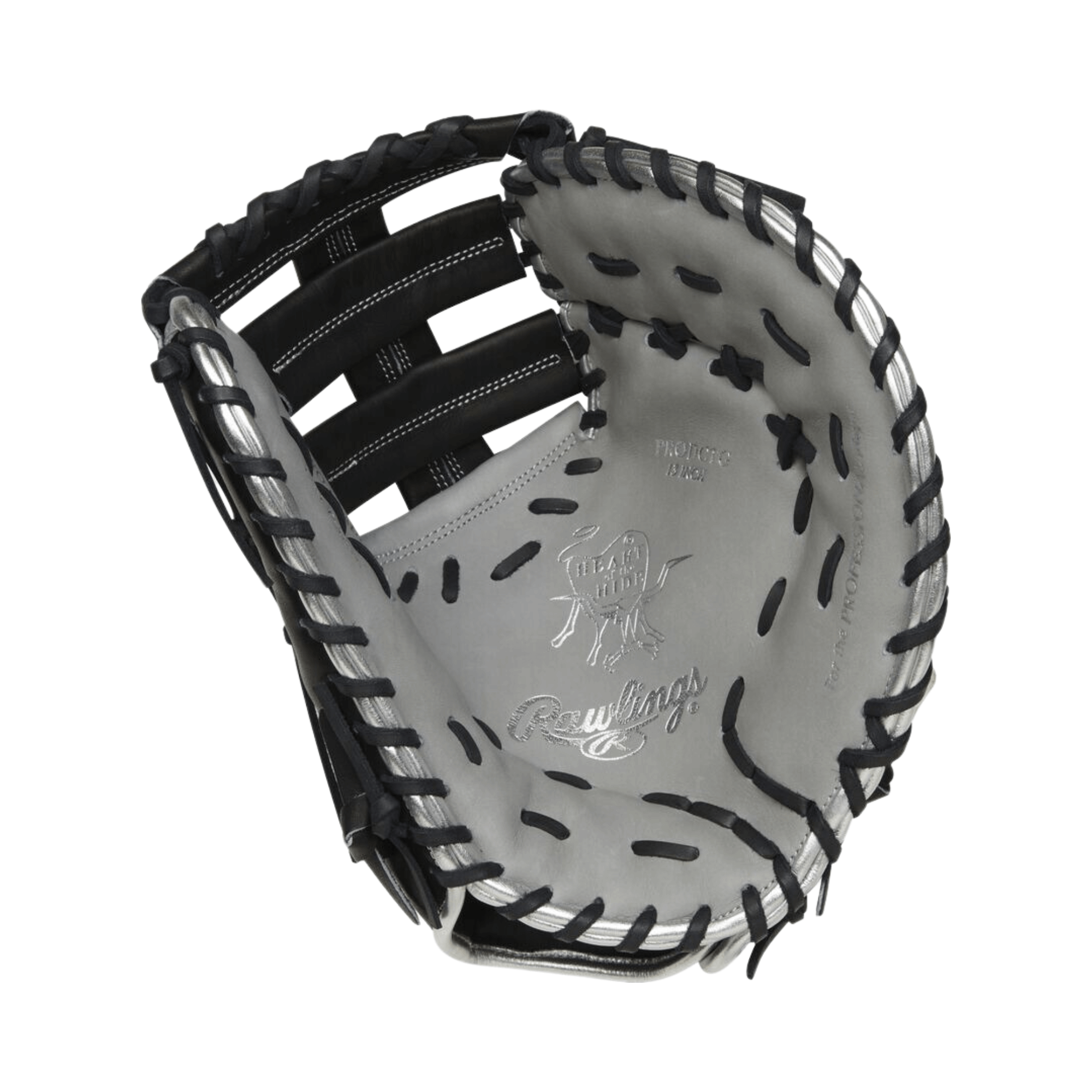Rawlings ColorSync 7.0 13-inch black-and-gray first base mitt