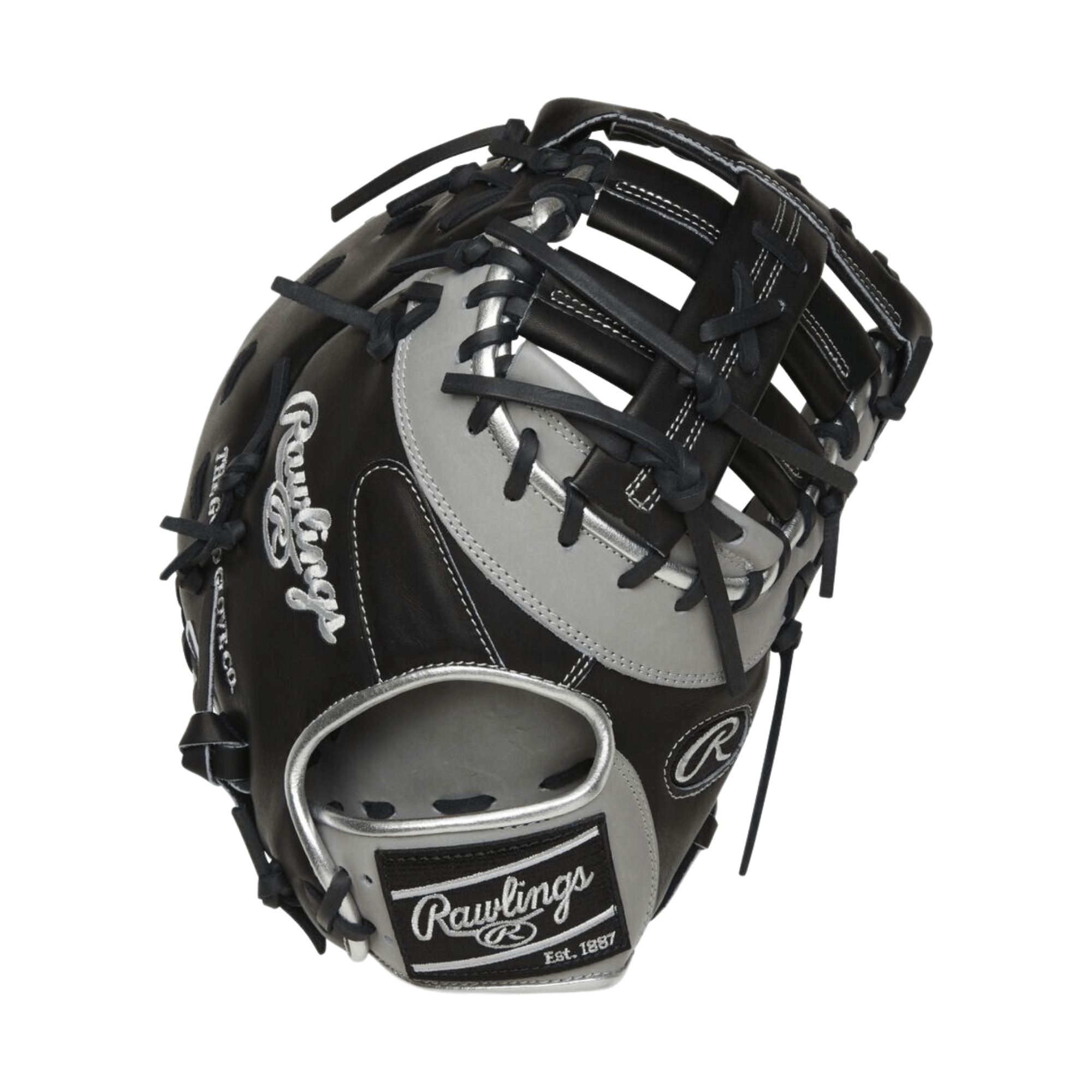 Rawlings ColorSync 7.0 13-inch black-and-gray first base mitt