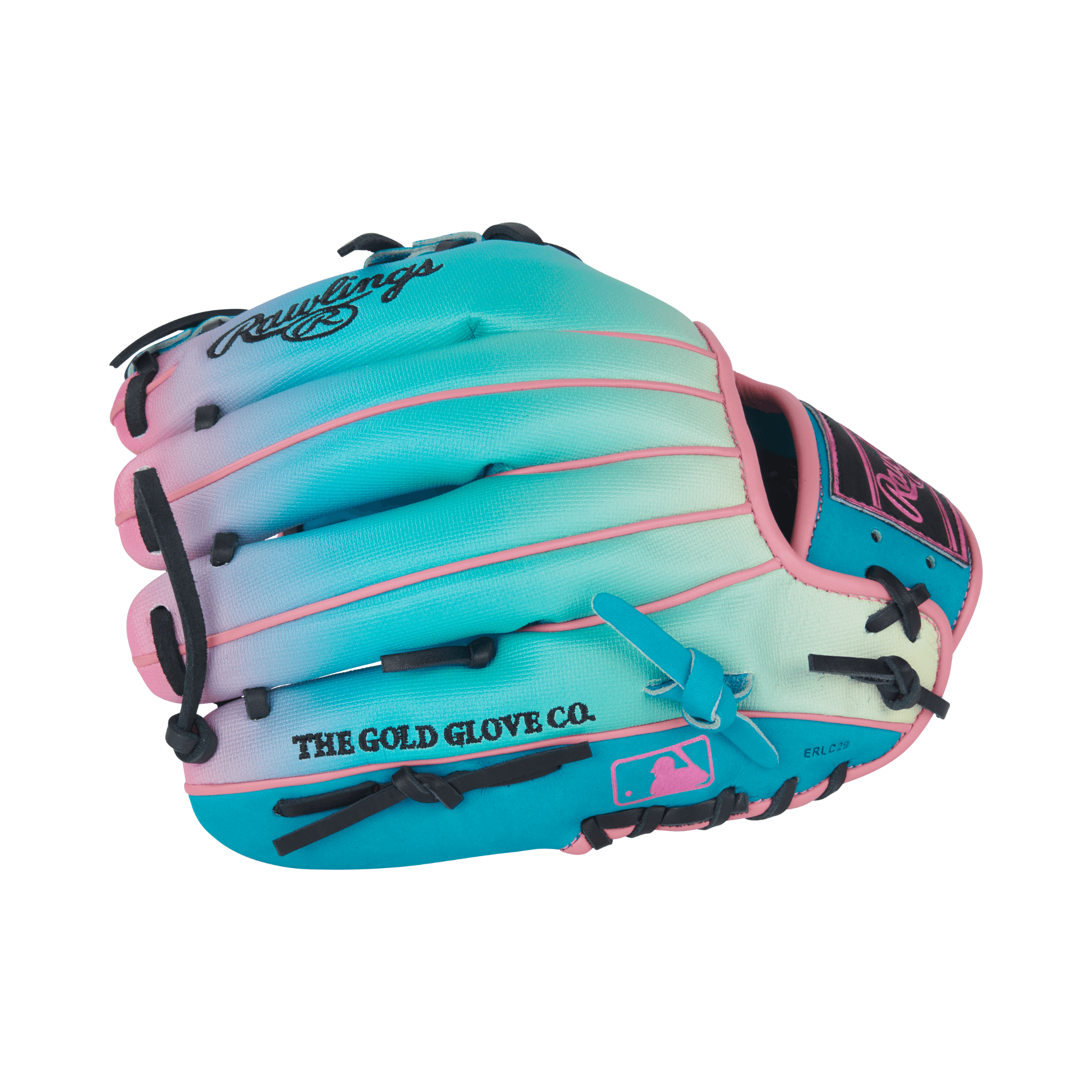 Rawlings Fun Burst Edition Infield Glove 11.5" Teal/Pink/Black