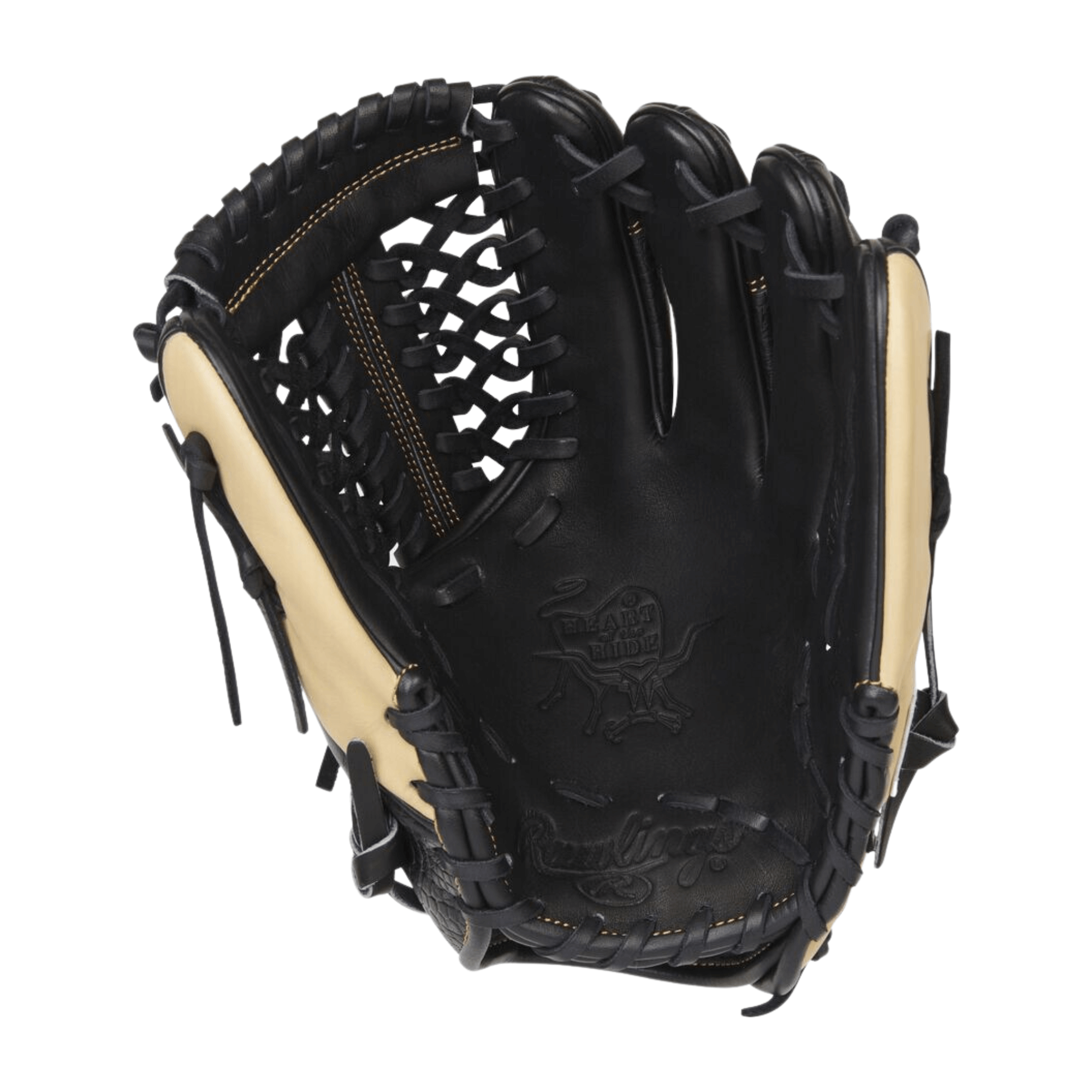 Rawlings Heart of the Hide R2G 11.75 LHT glove with tan leather and Modified Trap-Eze web