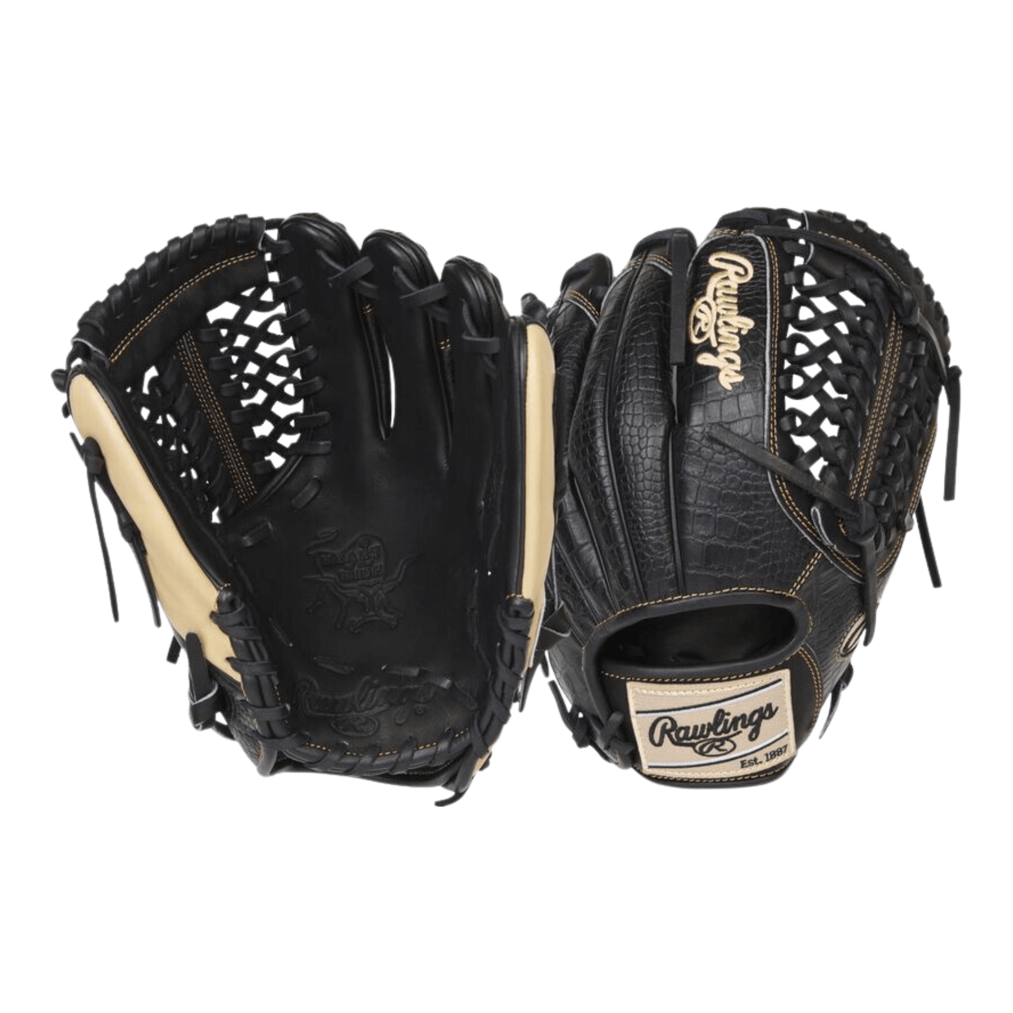 Rawlings Heart of the Hide R2G 11.75 LHT glove with tan leather and Modified Trap-Eze web