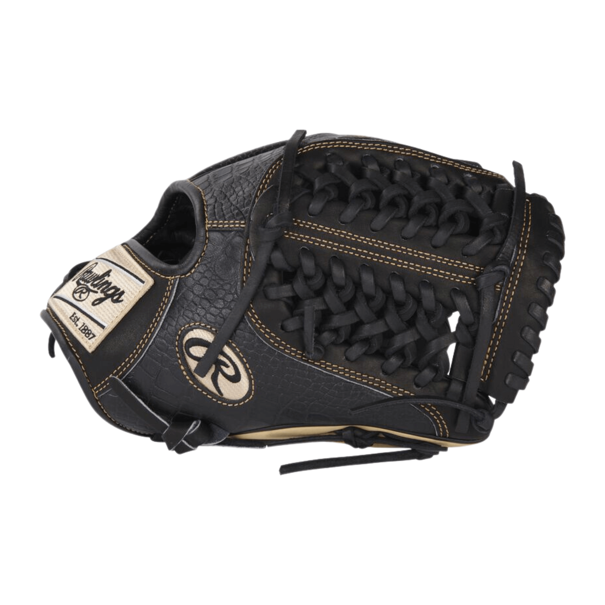 Rawlings Heart of the Hide R2G 11.75 LHT glove with tan leather and Modified Trap-Eze web