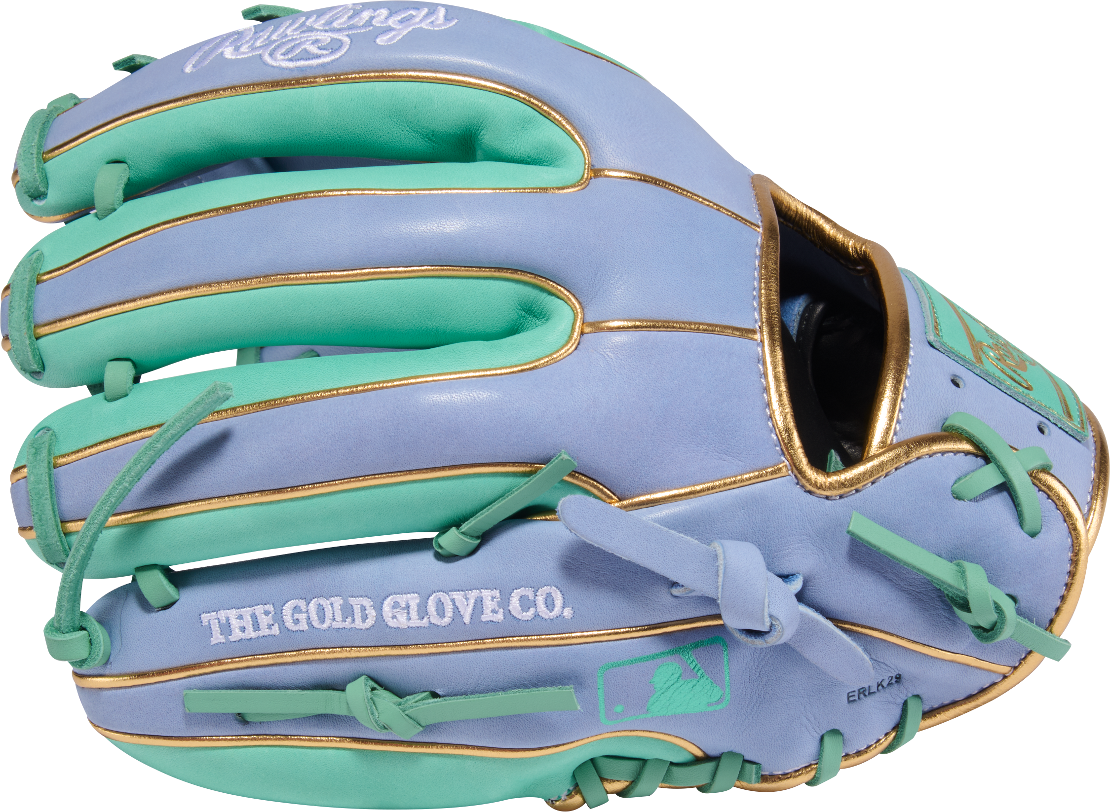Rawlings Heart of the Hide Infield Glove Pro I Web Baseball Mitt – Fingers View