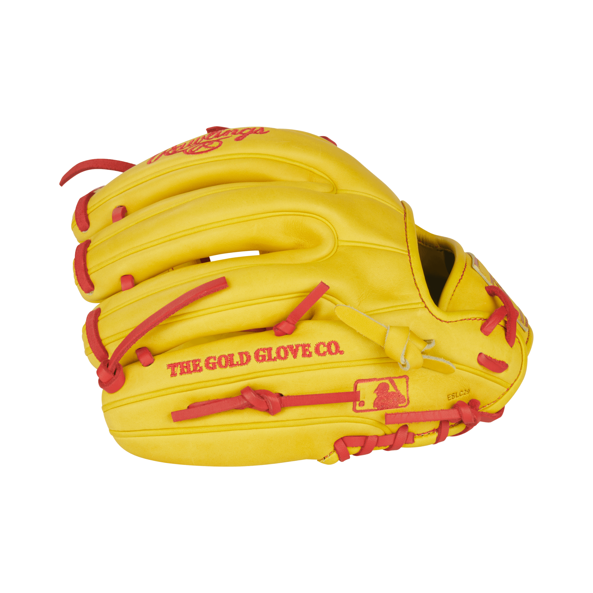 Finger section view of Rawlings Heart of the Hide Infield Glove 11.5"