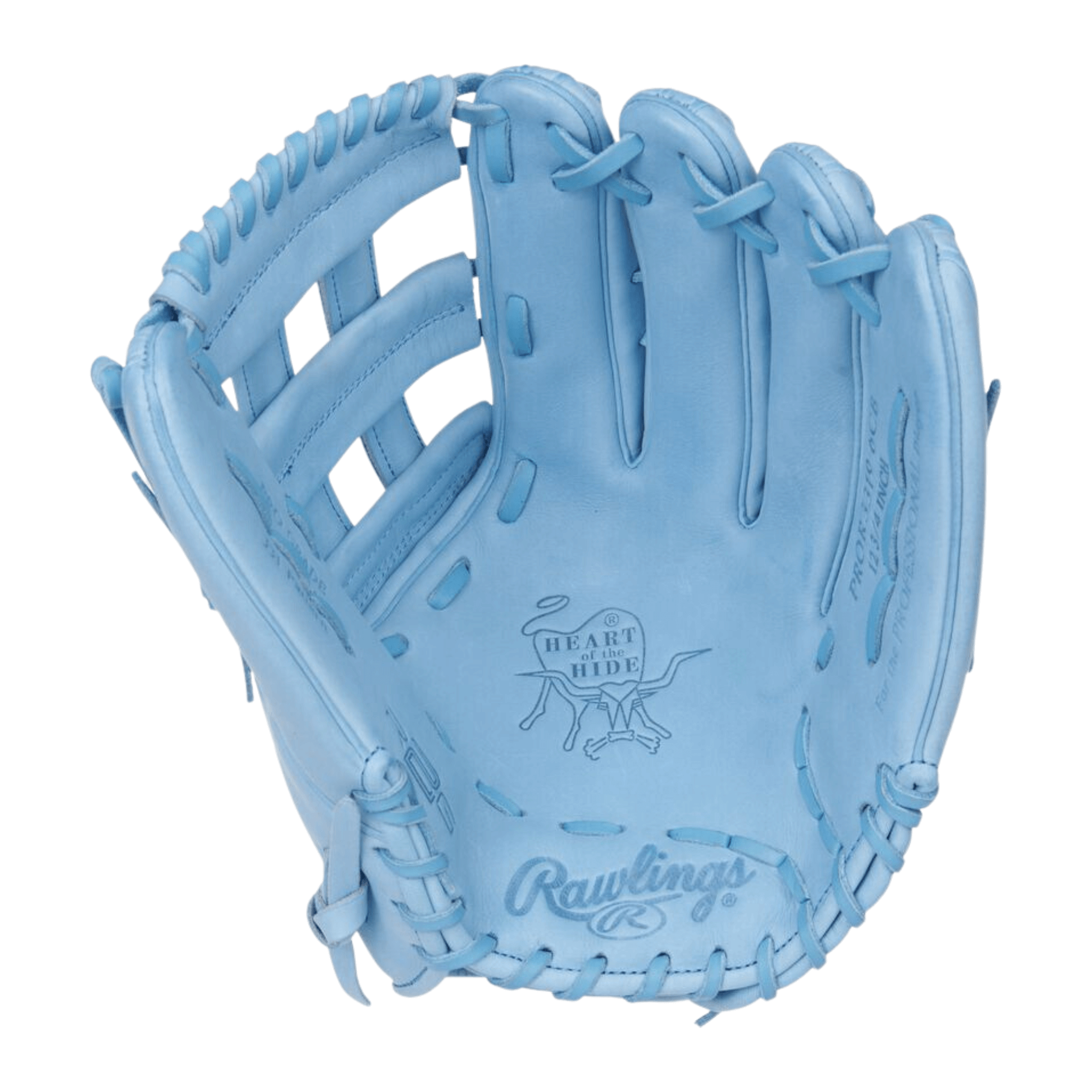 Rawlings Heart of the Hide R2G 12.75-inch outfield glove, narrow fit, black and camel design