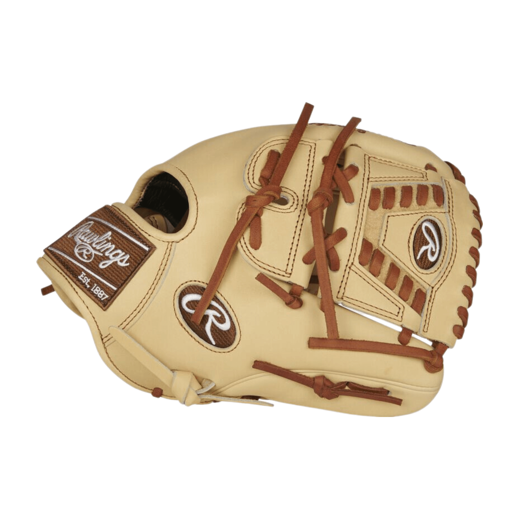 Rawlings Pro Preferred Infield/Pitchers Glove RHT 11.75, camel and brown color with large pocket