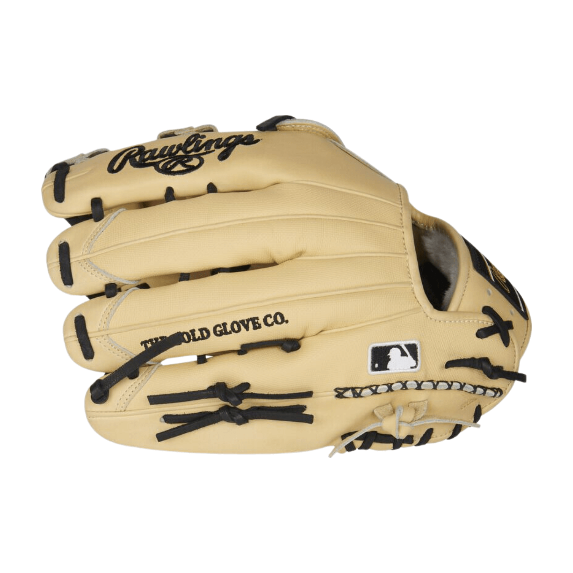 Rawlings Pro Preferred 12.75-inch outfield glove with Speed Shell back and full-grain kip leather.