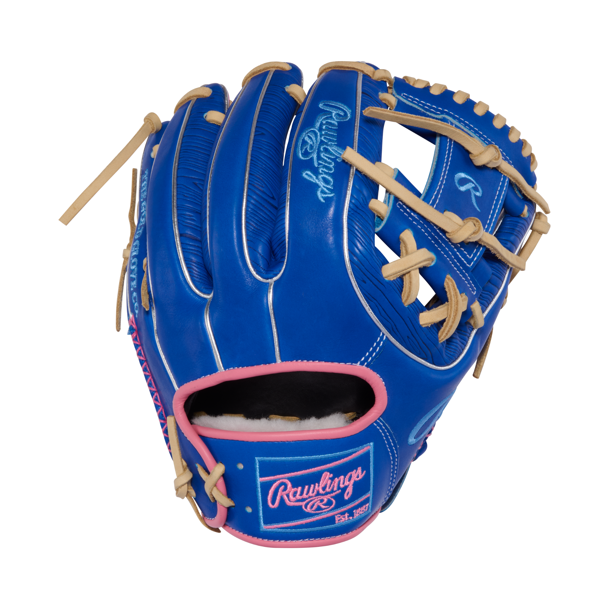 Rawlings Pro Preferred Infield Glove Pittards Sheepskin Lining Baseball Mitt – Back View