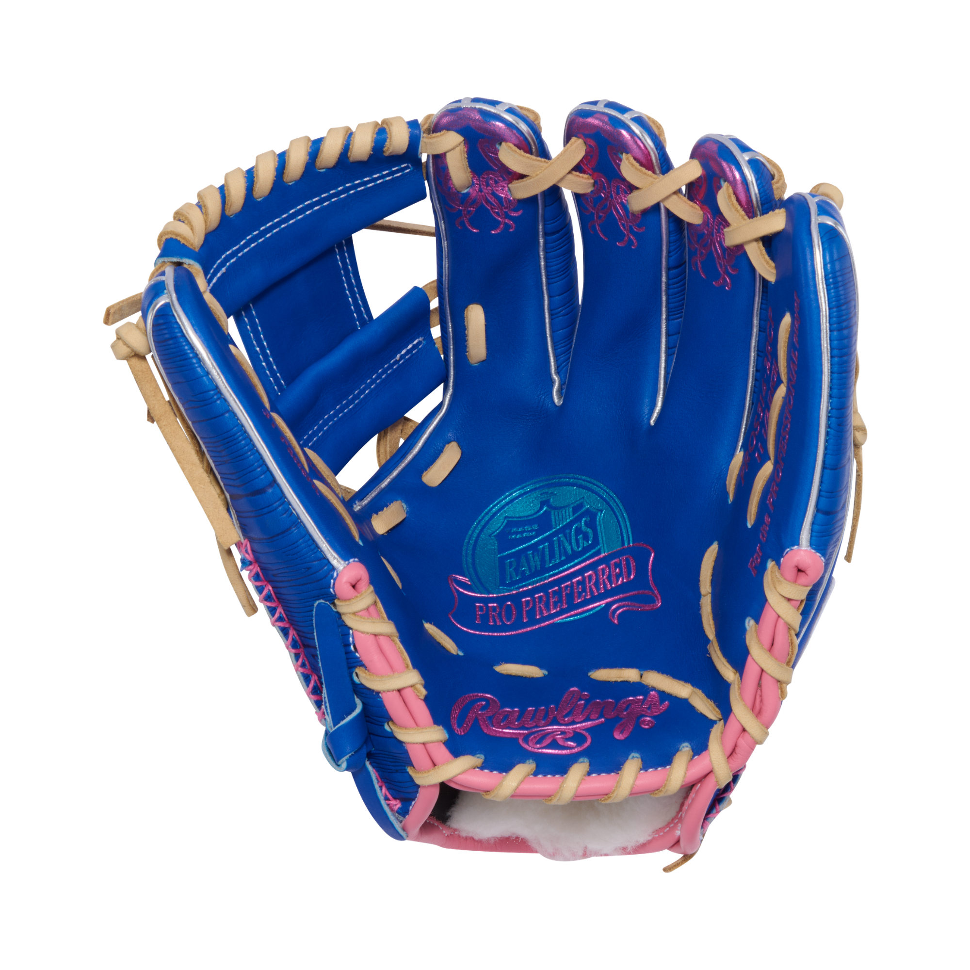 Rawlings Pro Preferred Infield Glove PROS314-2RCP Kip Leather Mitt – Palm View