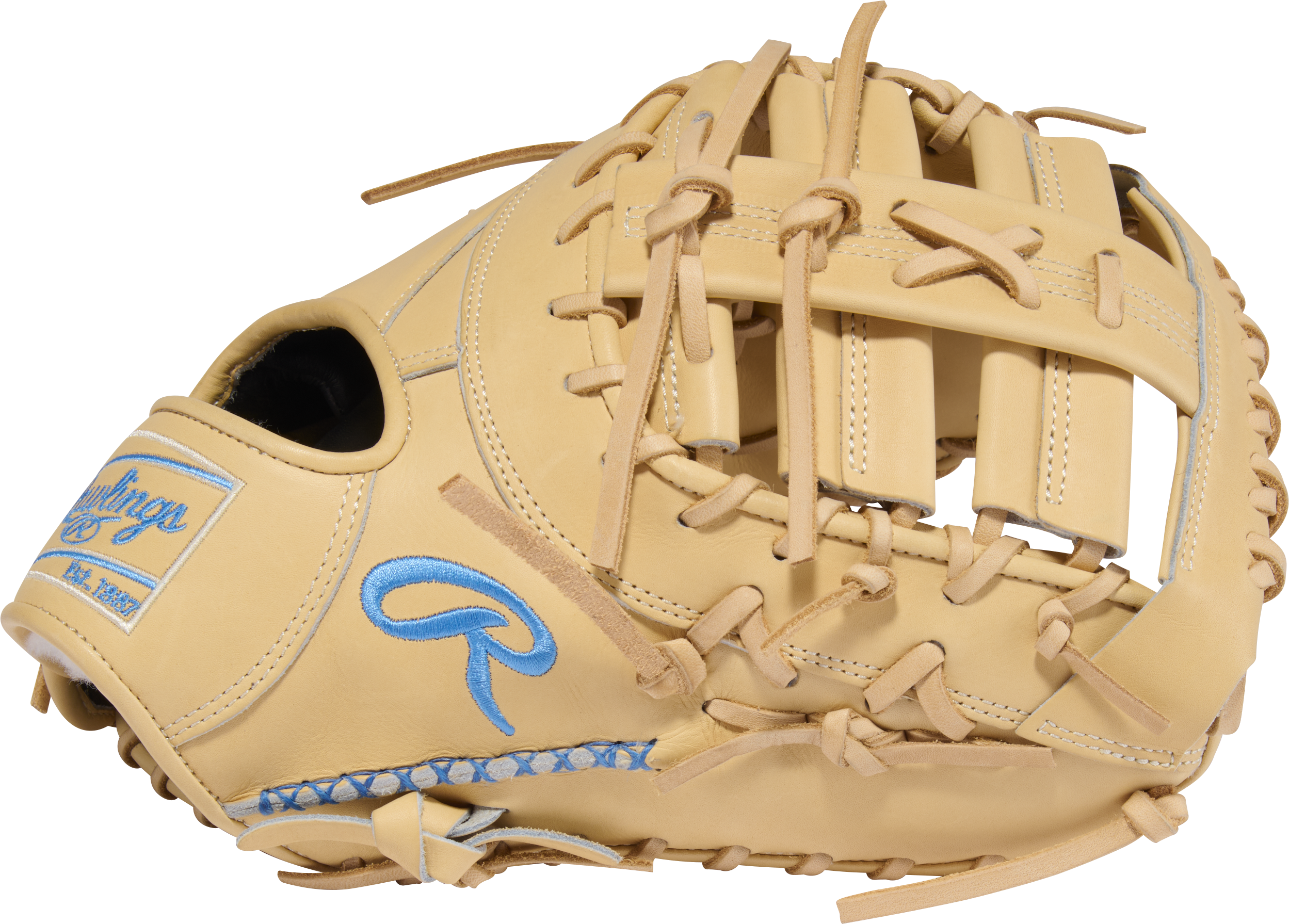 Rawlings Pro Preferred First Base Mitt Pittards Sheepskin Lining – Back View