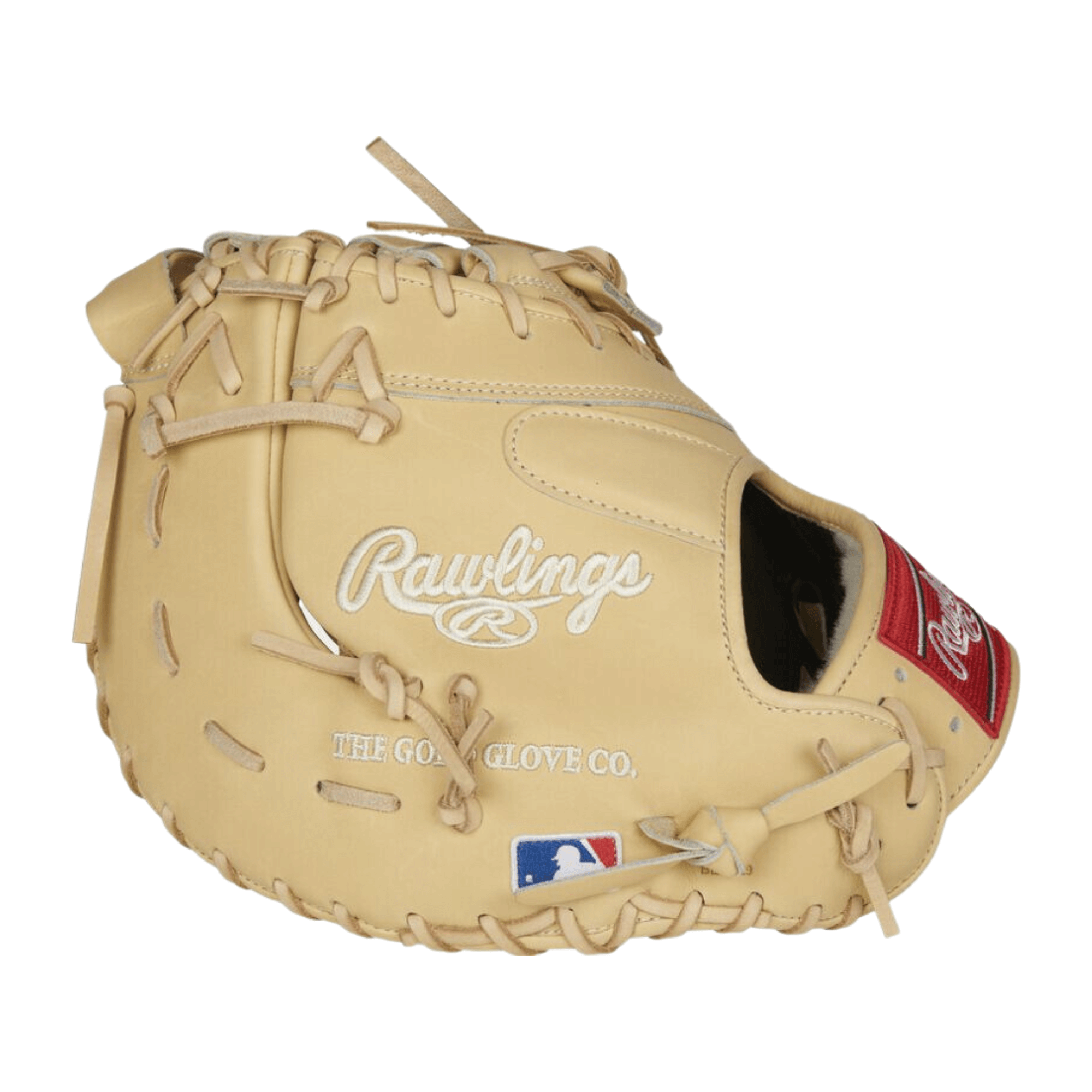Rawlings Pro Preferred 13-inch left-hand throw baseball glove, camel design