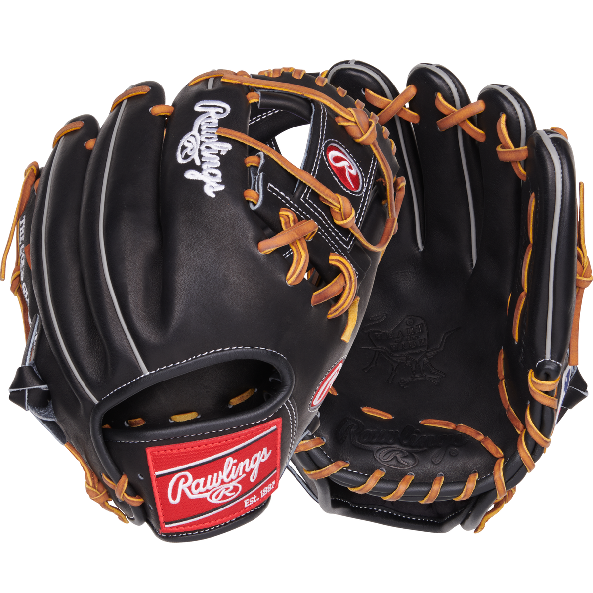 Rawlings Heart of the Hide Traditional PROT204-2B 11.5" Infield Baseball Glove