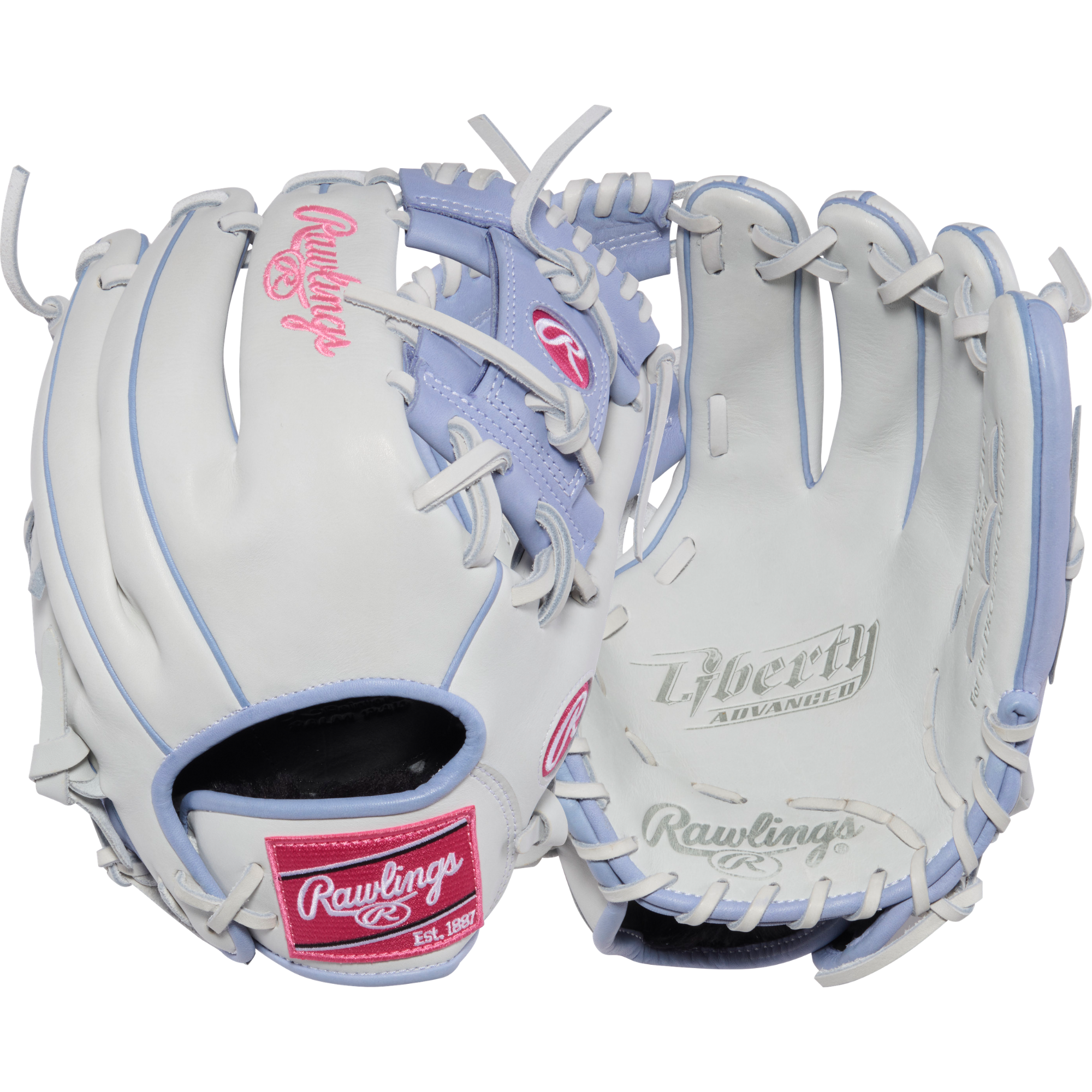Rawlings Liberty Advanced Softball Glove – back and front view