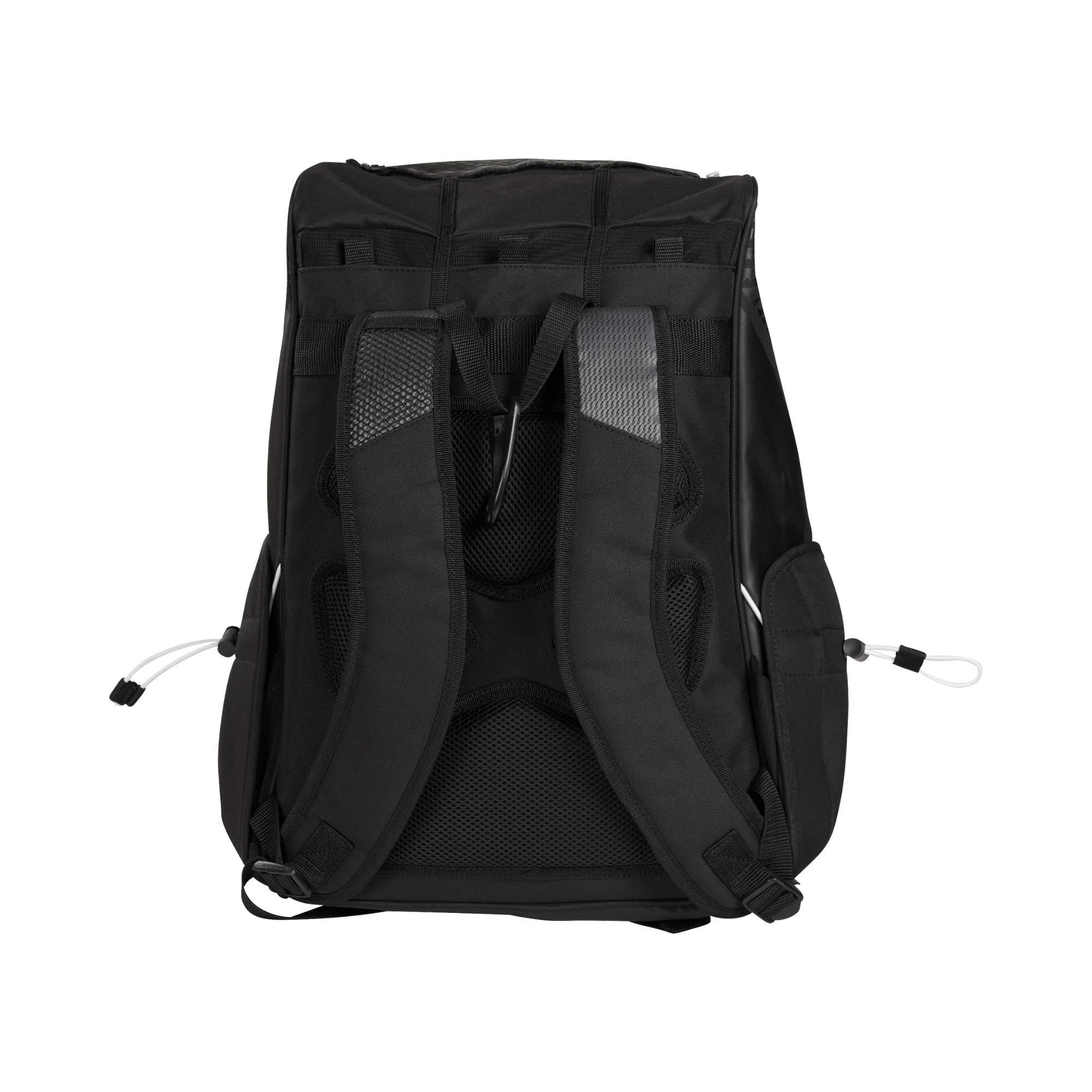 Rawlings Fastpitch Backpack Black with customizable beaver tail and secondary compartments
