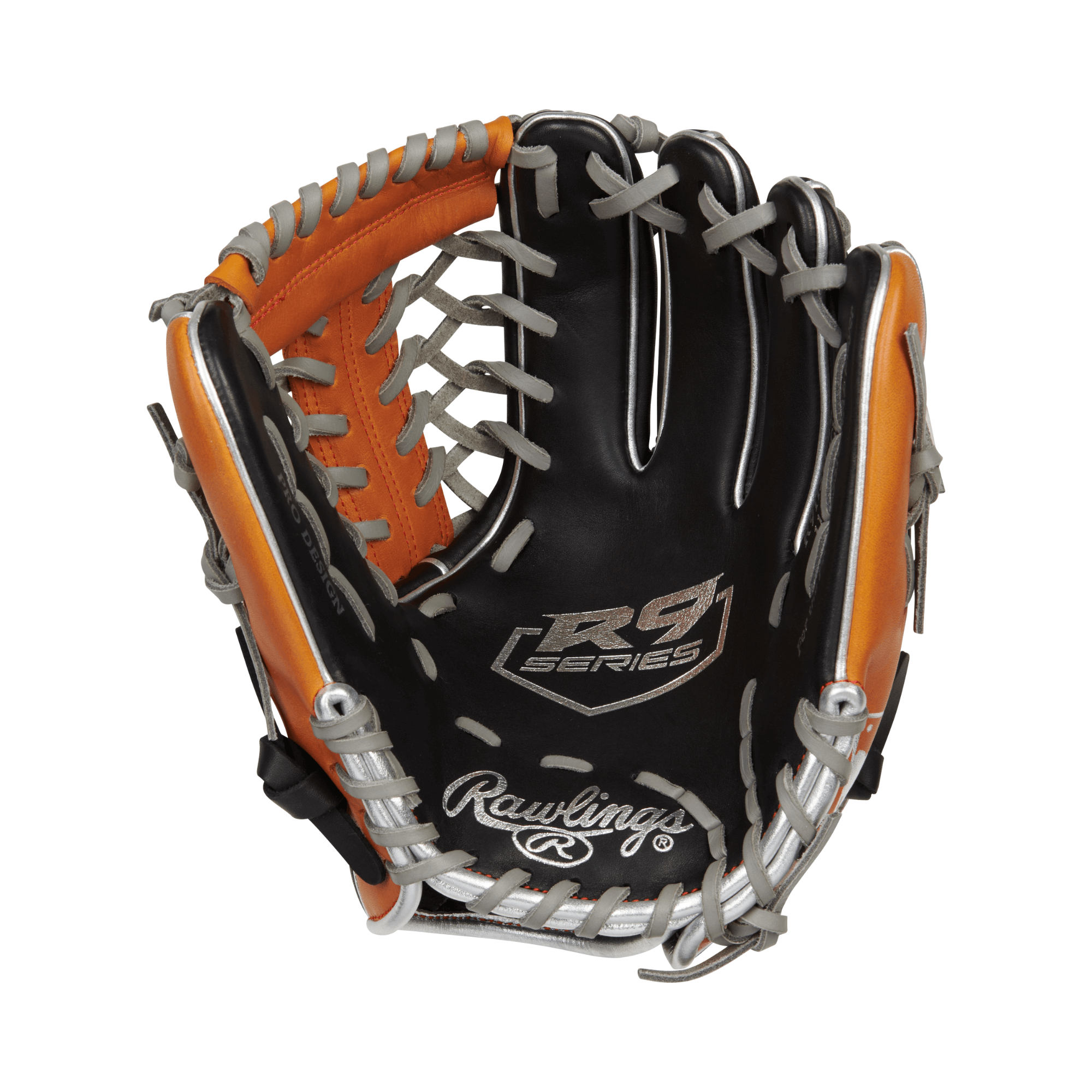 Rawlings R9 Contour Series Trap Adjustable Wrist RHT 11.5-inch baseball glove