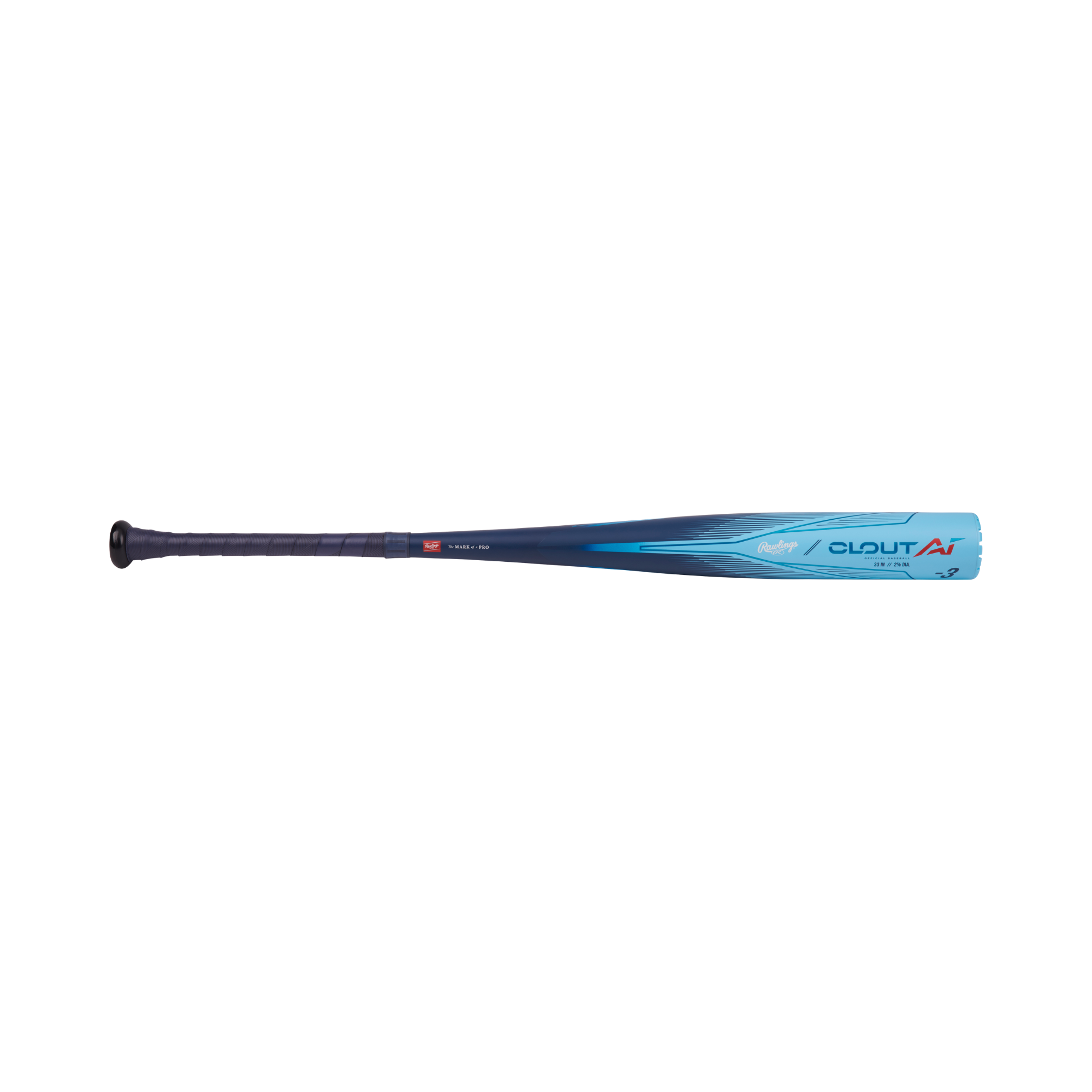 Rawlings 2024 Clout AI -3 (2 5/8" Barrel) BBCOR Baseball Bat