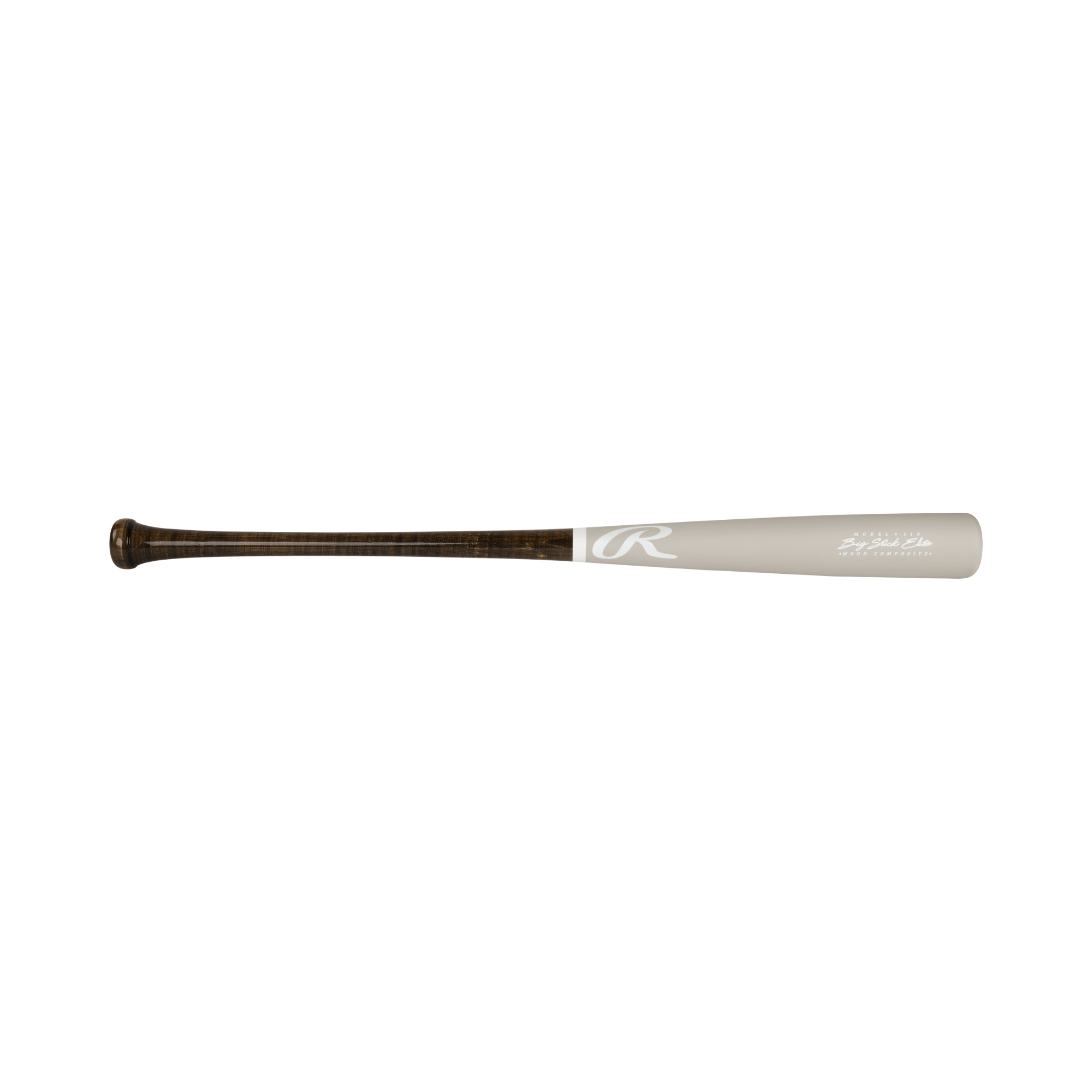 Rawlings Big Stick Elite 110 Maple-Bamboo Composite Wood Bat showcasing craftsmanship and performance for hitters.