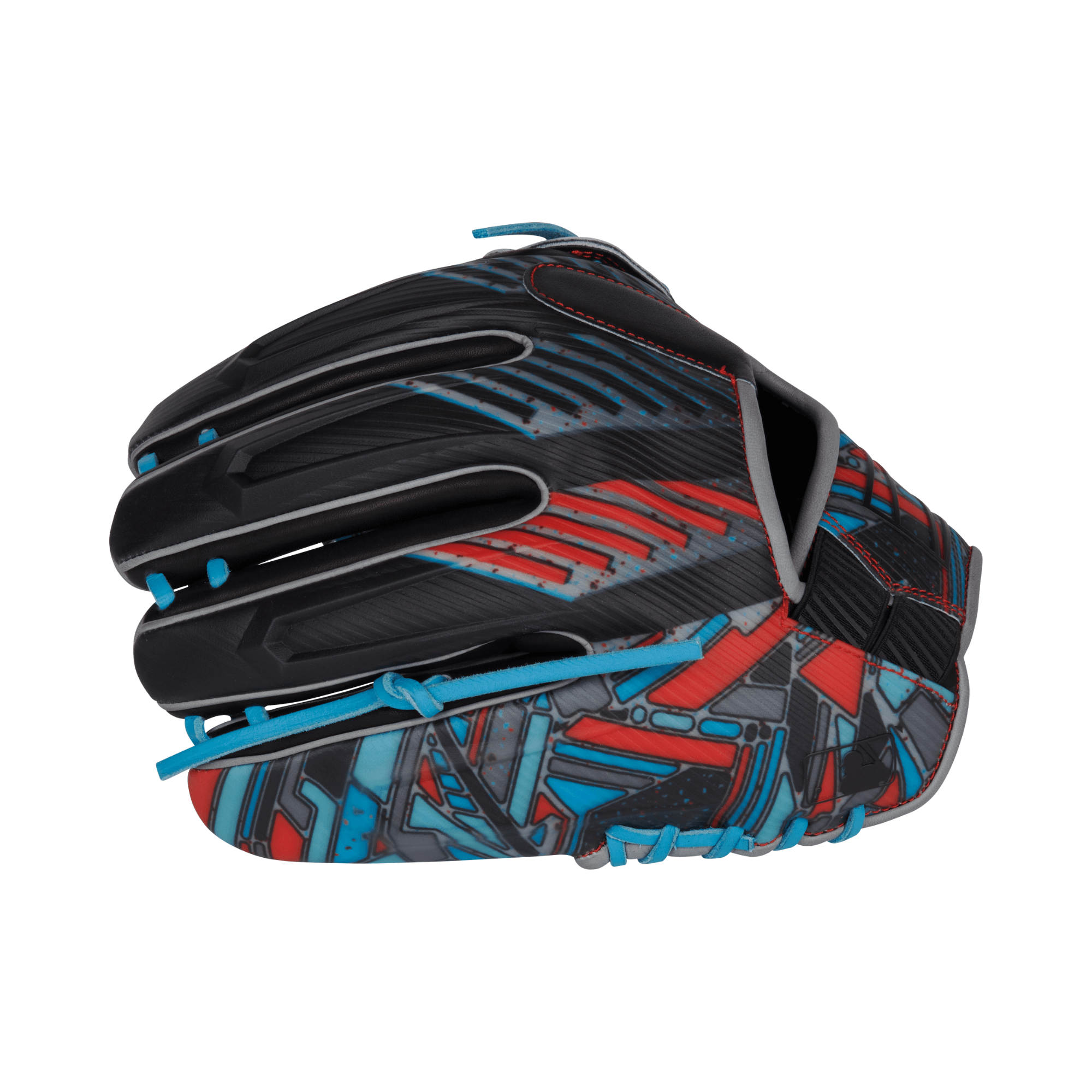 Rawlings REV1X 11.75-inch infield glove, neon green and black design, right-hand throw.