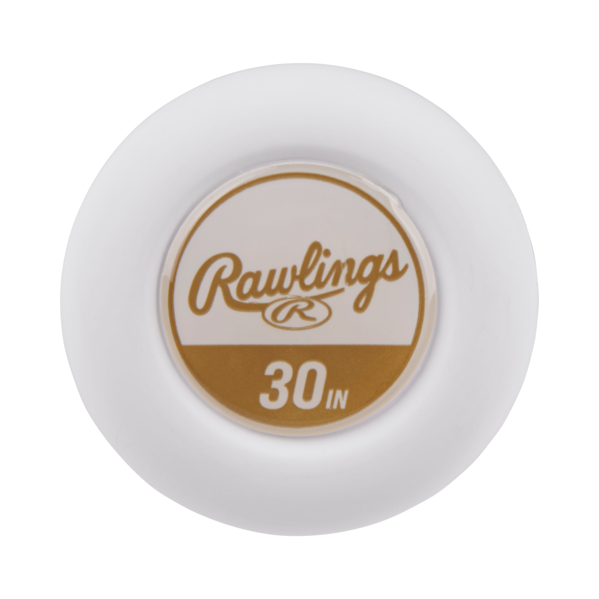 Rawlings 30-inch youth baseball bat measurement logo on white background