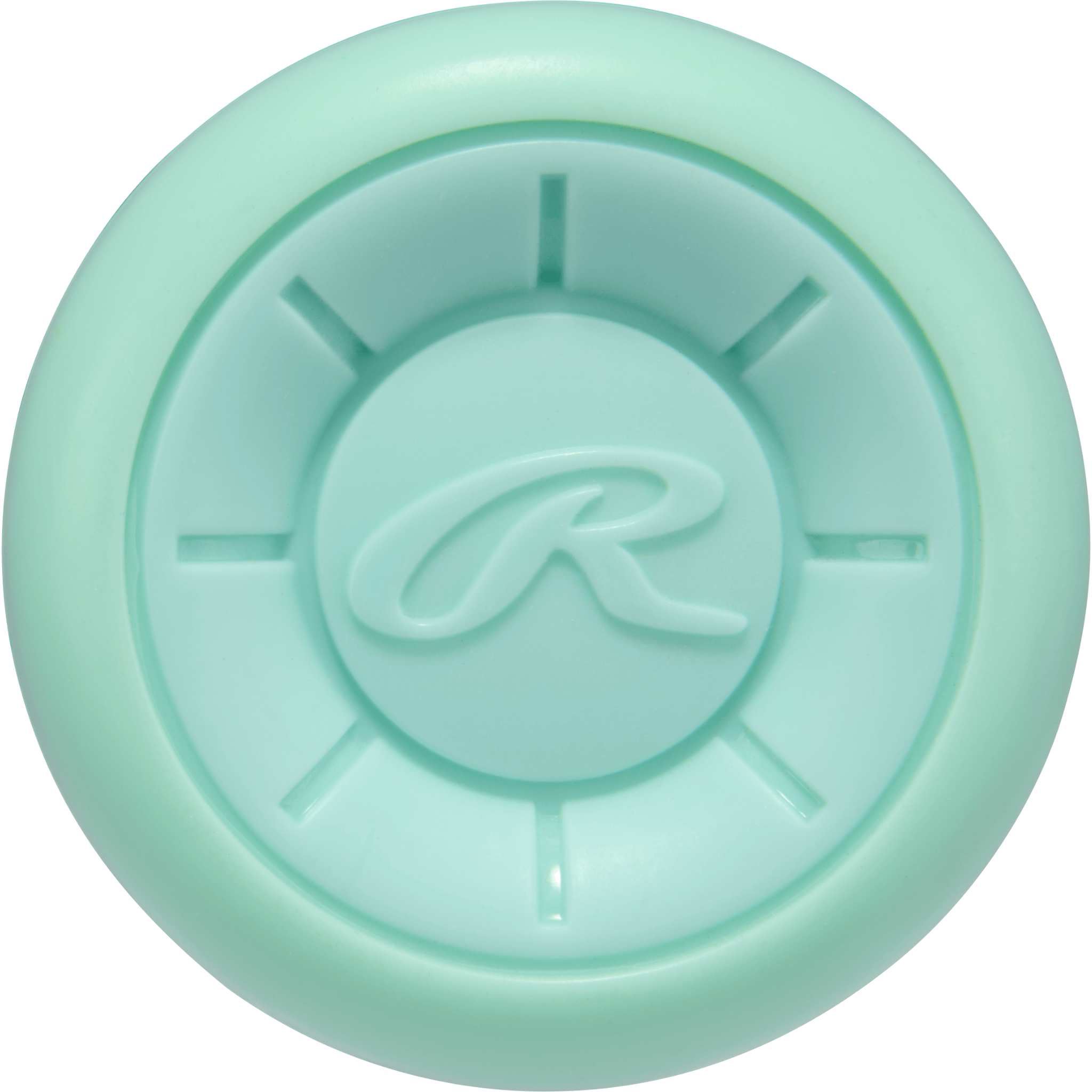 End cap of 2026 Rawlings Icon USSSA bat designed for improved swing balance and faster barrel acceleration