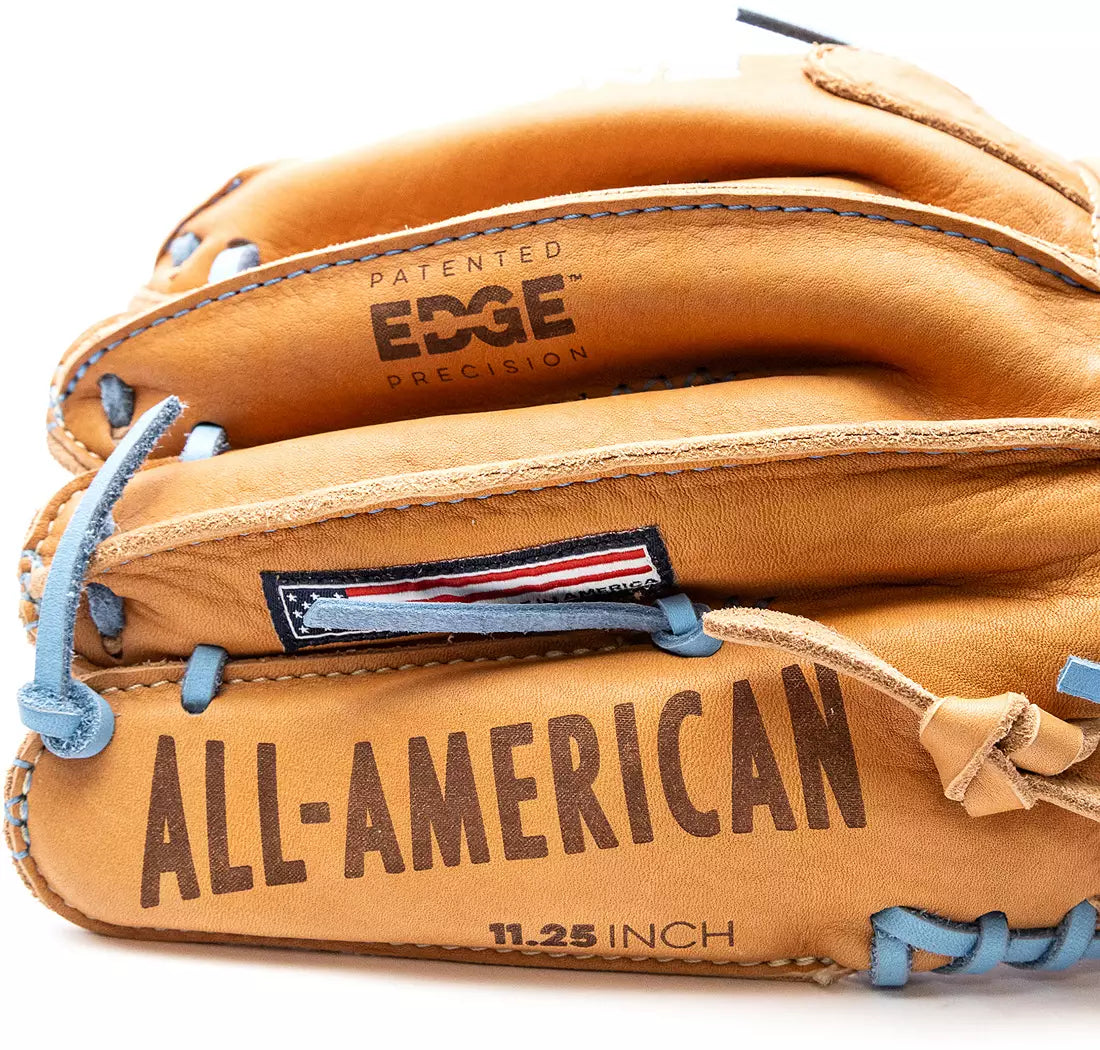 Nokona S1 All-American S1-EP200 Infield Glove Tan & Columbia Single Post Infield 11.25"