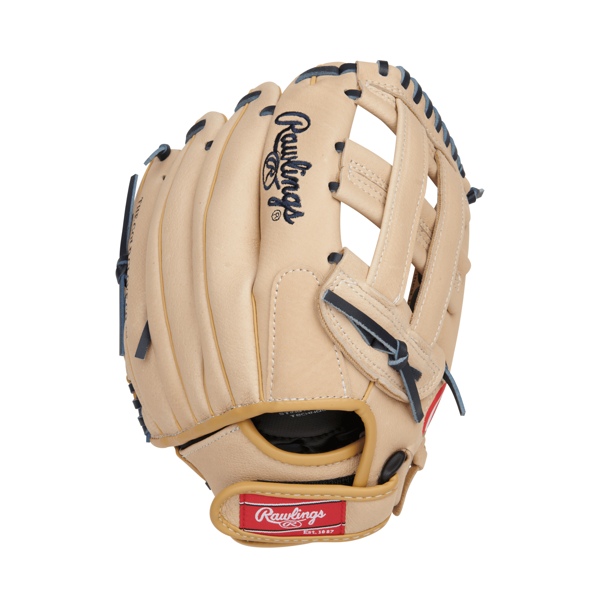 Rawlings Sure Catch Youth C Yelich Signature 11.5" Baseball Glove side view showcasing its design.